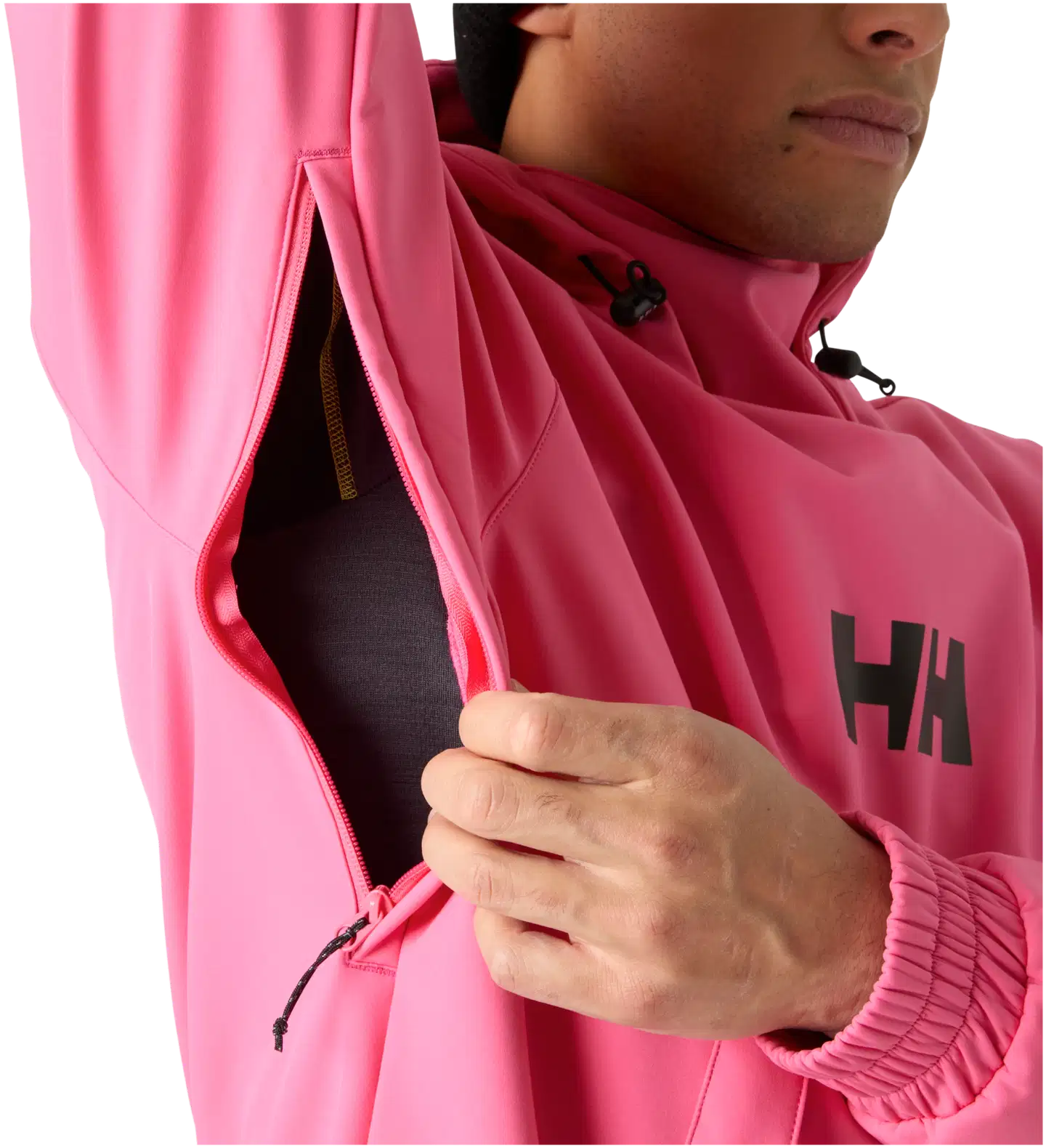 Helly Hansen miesten softshell huppari Ullr D Hoodie 66080 - Hot Pink - 6