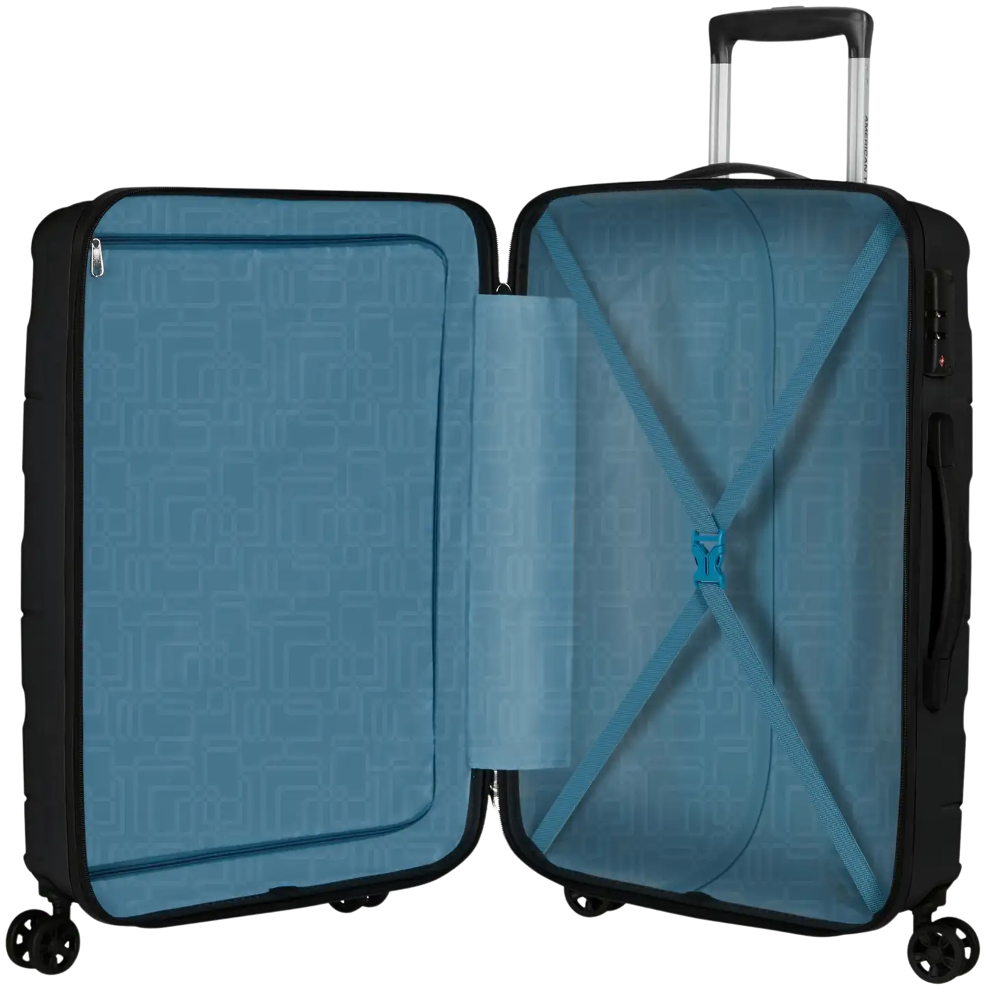 American Tourister matkalaukku Jetdriver 3.0-spinner 67/24 musta - 4