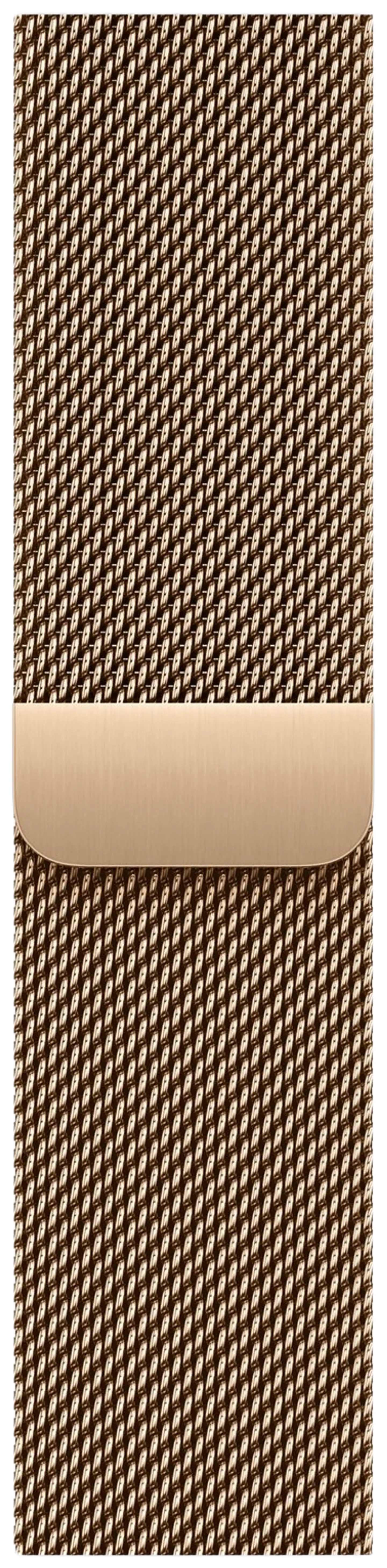 Apple Watch Series 10 GPS + Cellular 42mm kultainen titaanikotelo,  kultainen Milanese Loop ranneke - MX083QN/A - 3