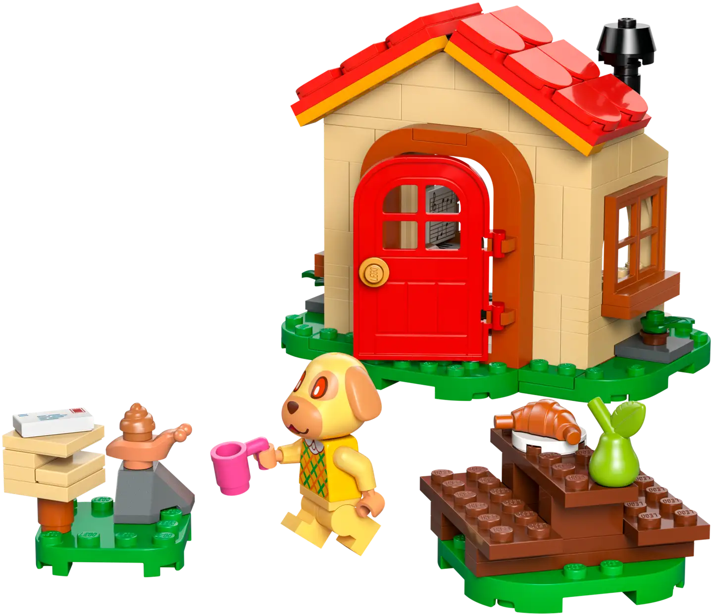 LEGO Animal Crossing 77058 Goldie kodikkaassa talossaan - 3