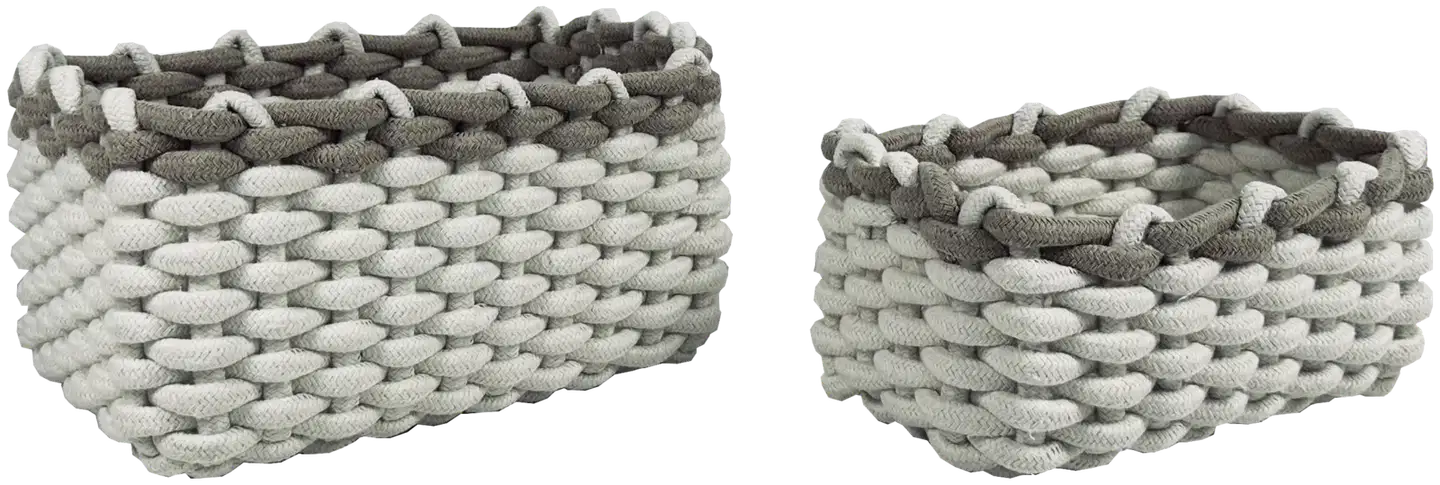 House säilytyskori puuvilla 2 kpl