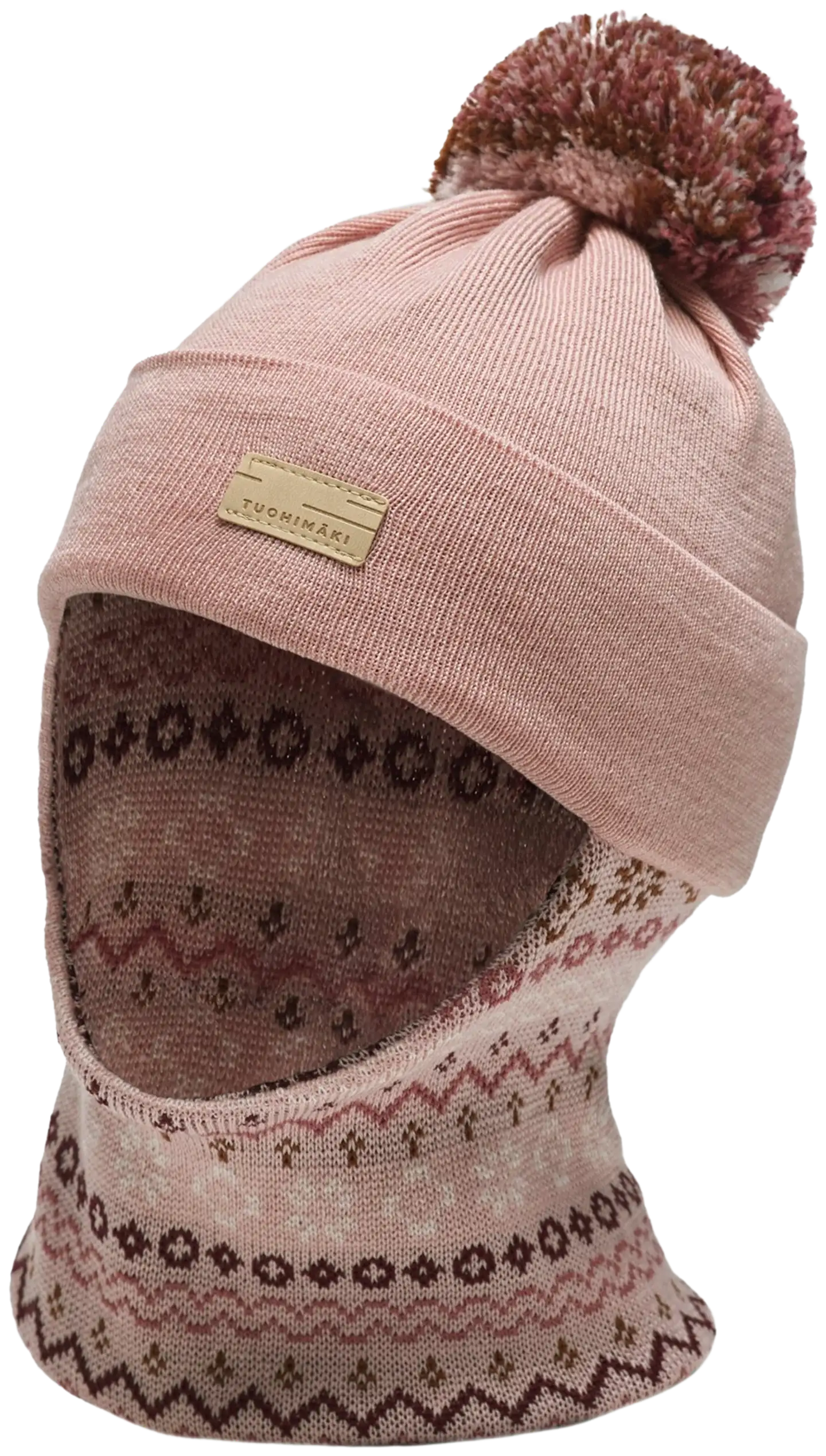 Tuohimäki lasten kauluripipo Ritirati - pink