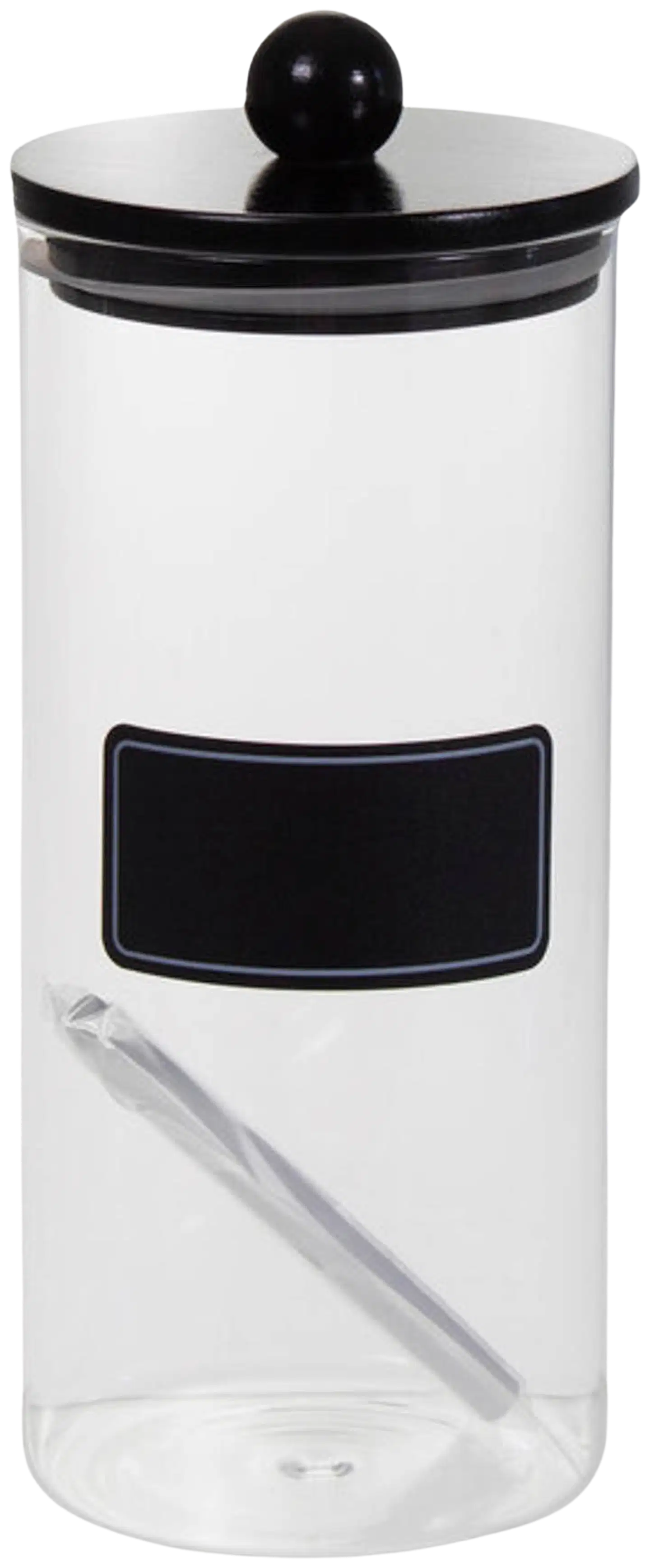 AmandaB lasipurkki 1300ml liitutaulu