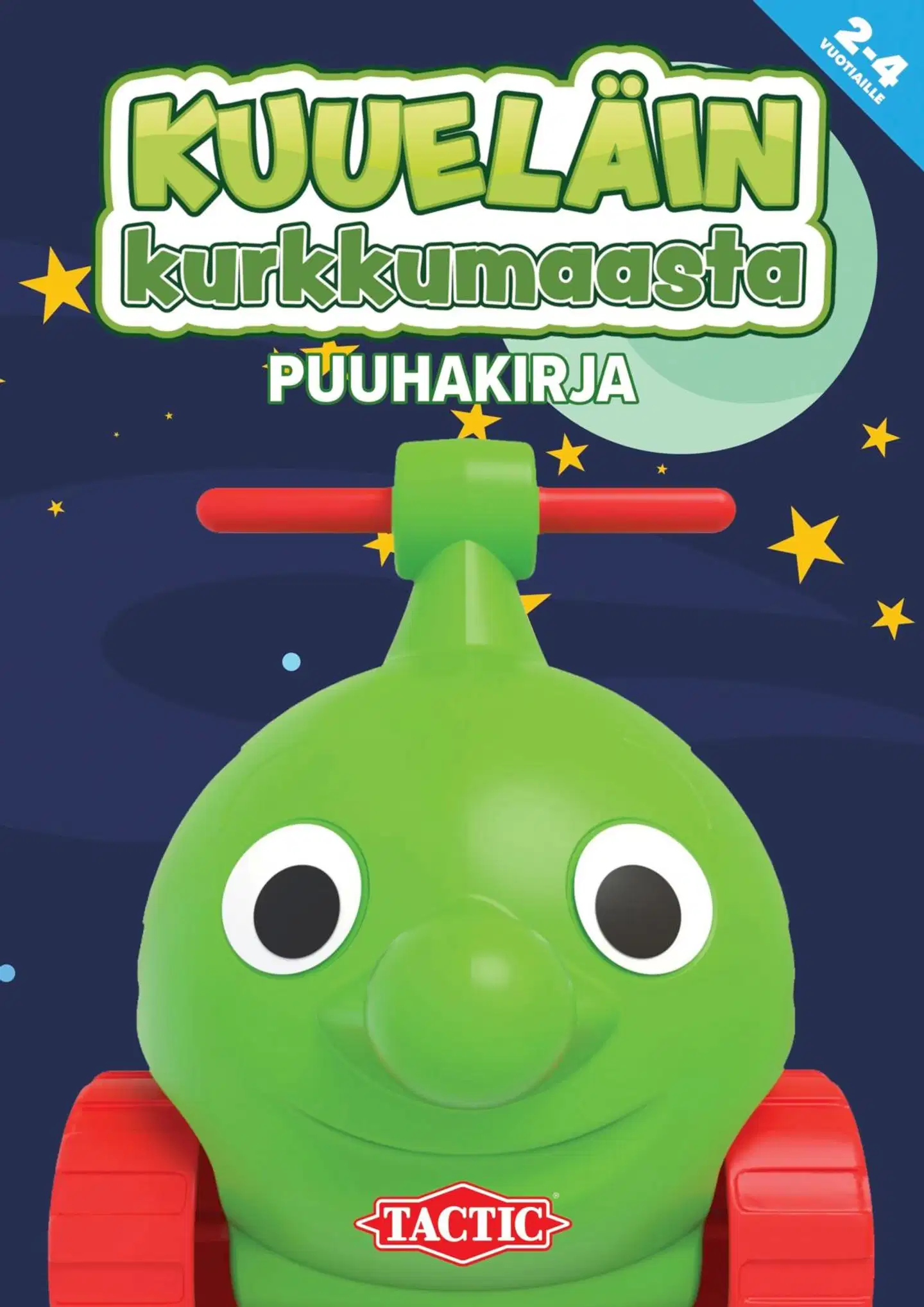 Kuueläin Kurkkumaasta puuhakirja
