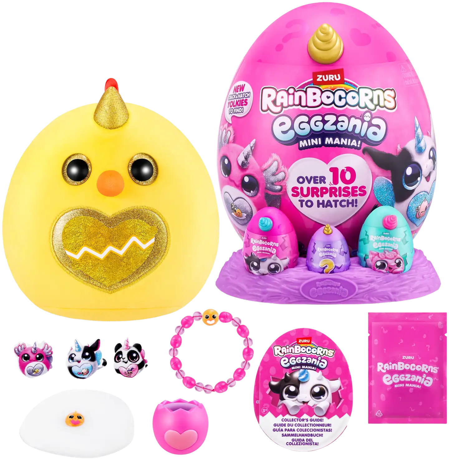 Rainbocorns pehmolelu Eggzania Mini Series 1 - 6