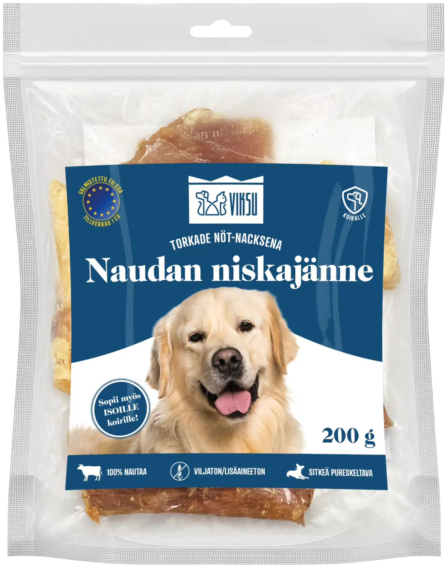 Viksu koiralle naudan niskajänne 200 g