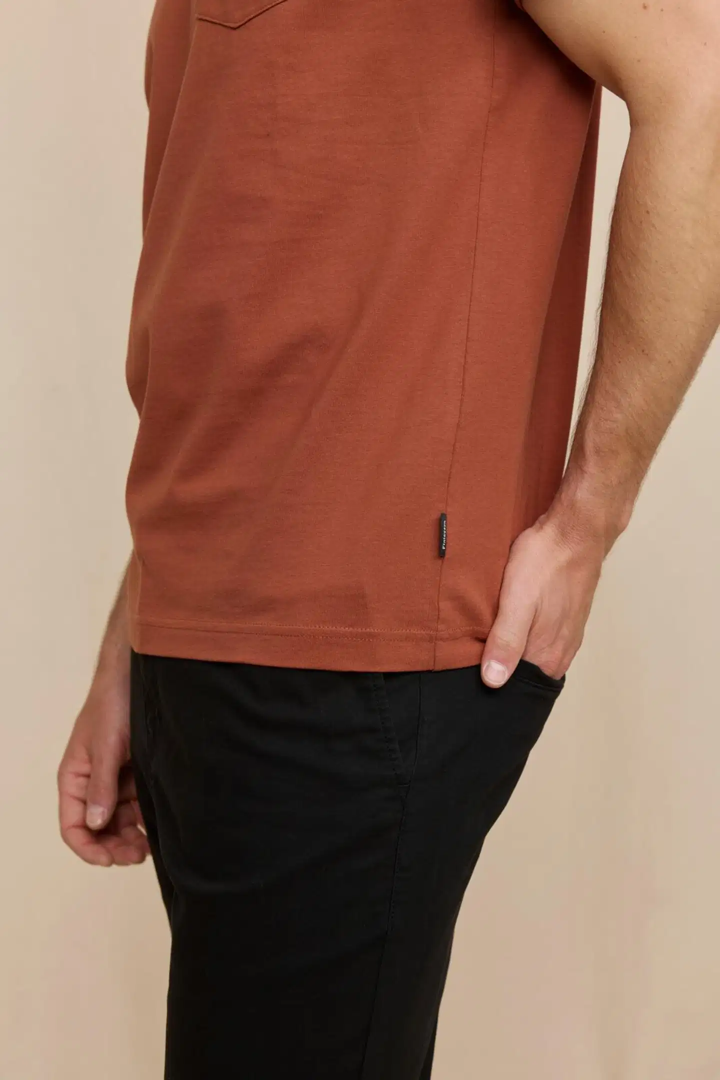 Finlayson miesten t-paita Elefantti - Copper - 5