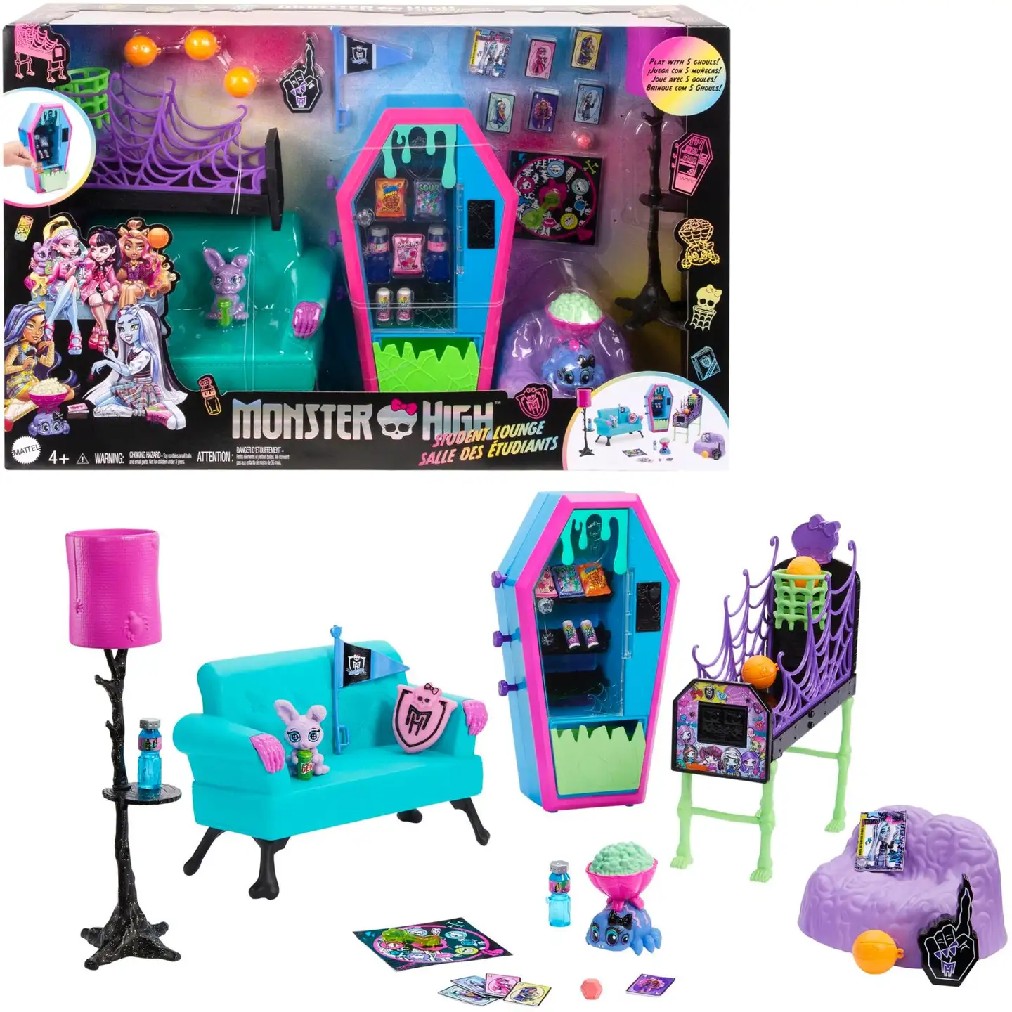 Monster High Student Lounge -leikkisetti - 1