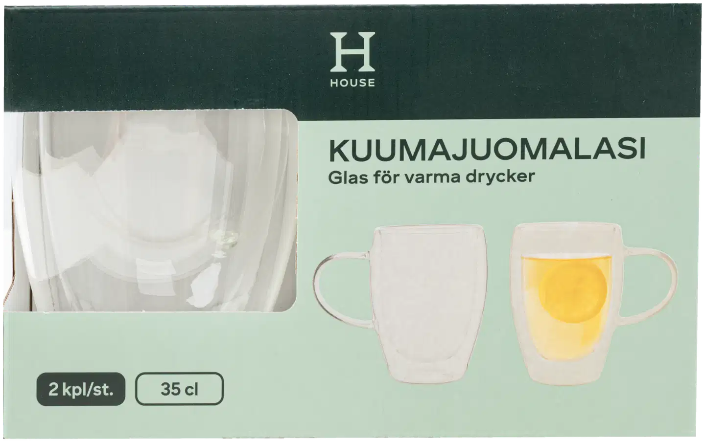 House kuumajuomalasi 35 cl 2-pack - 2