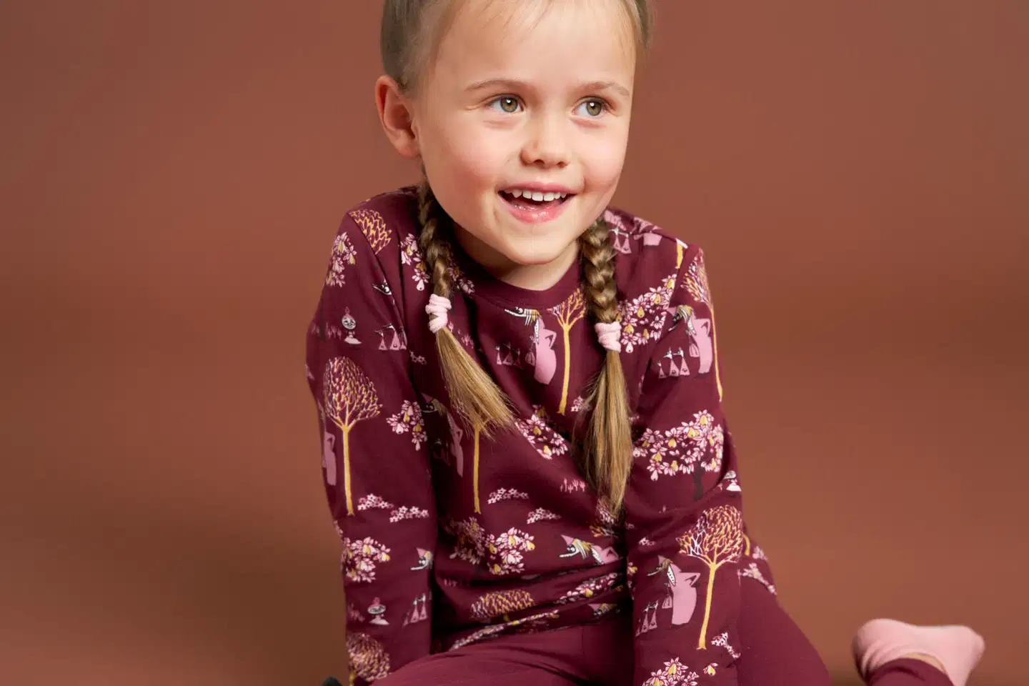 Muumi lasten paita Vilijonkka 593453 - burgundi - 3