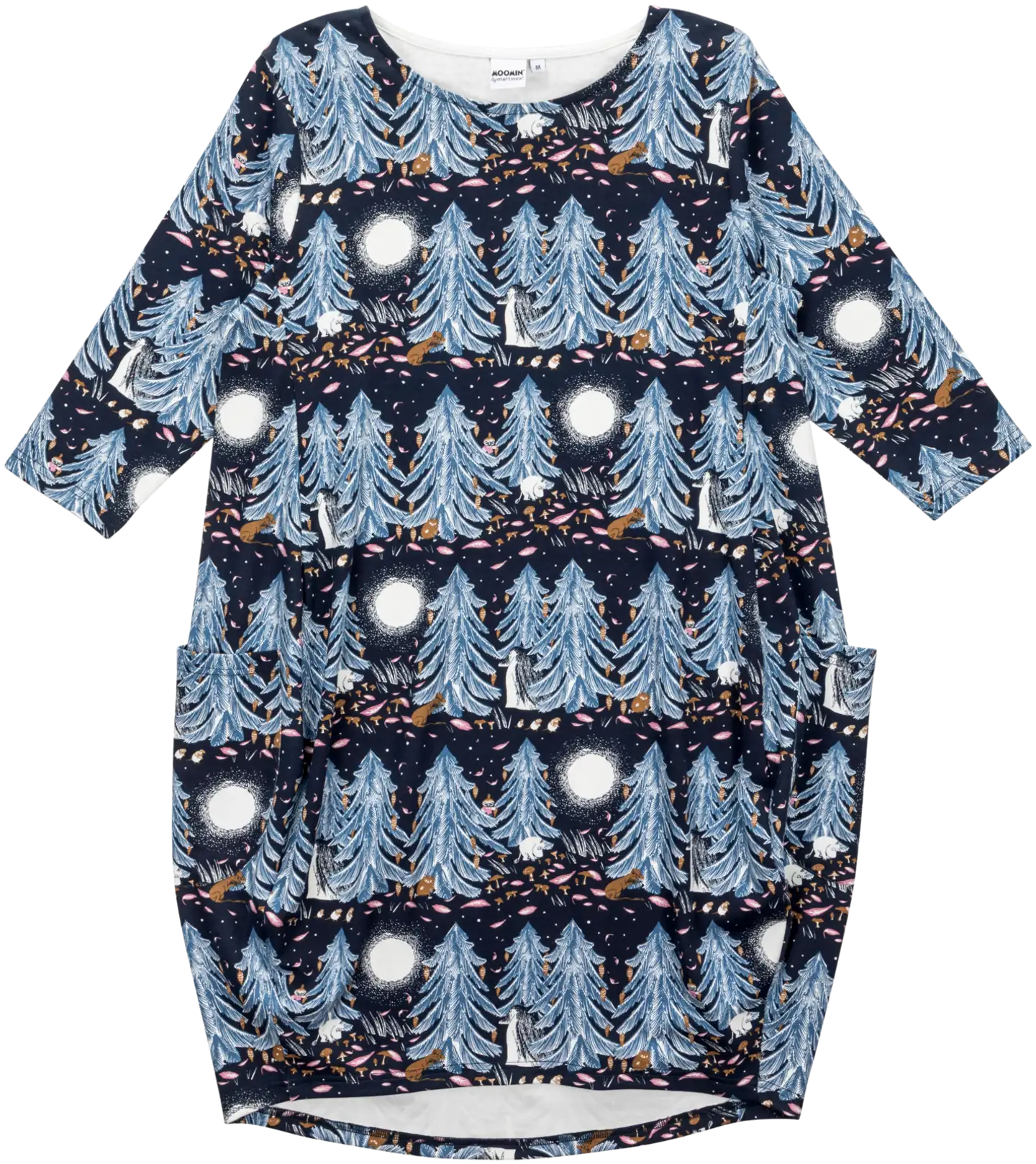 Muumi naisten mekko Iida Ikimetsä 589696 - SININEN - 1
