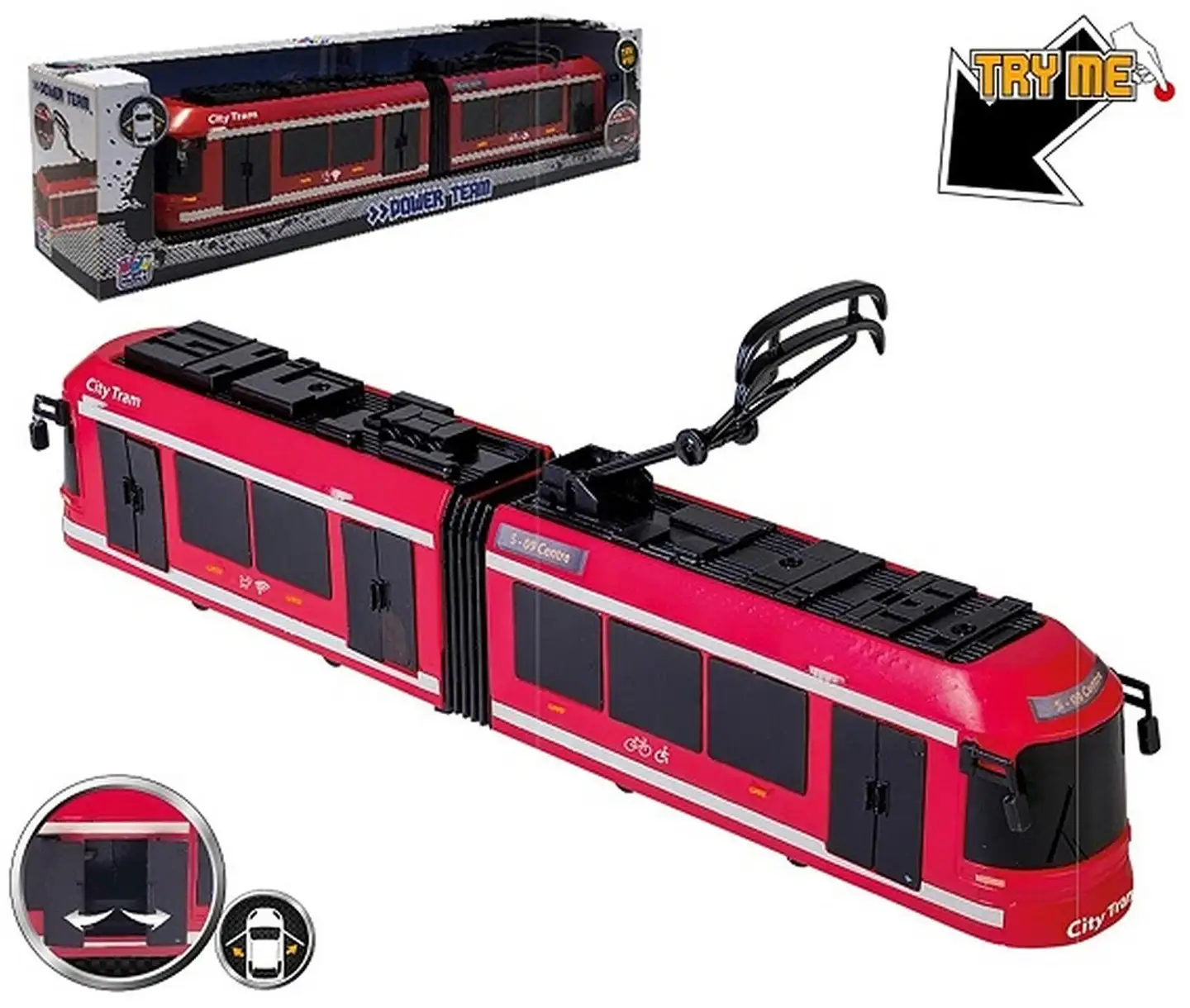 Raitiovaunu punainen