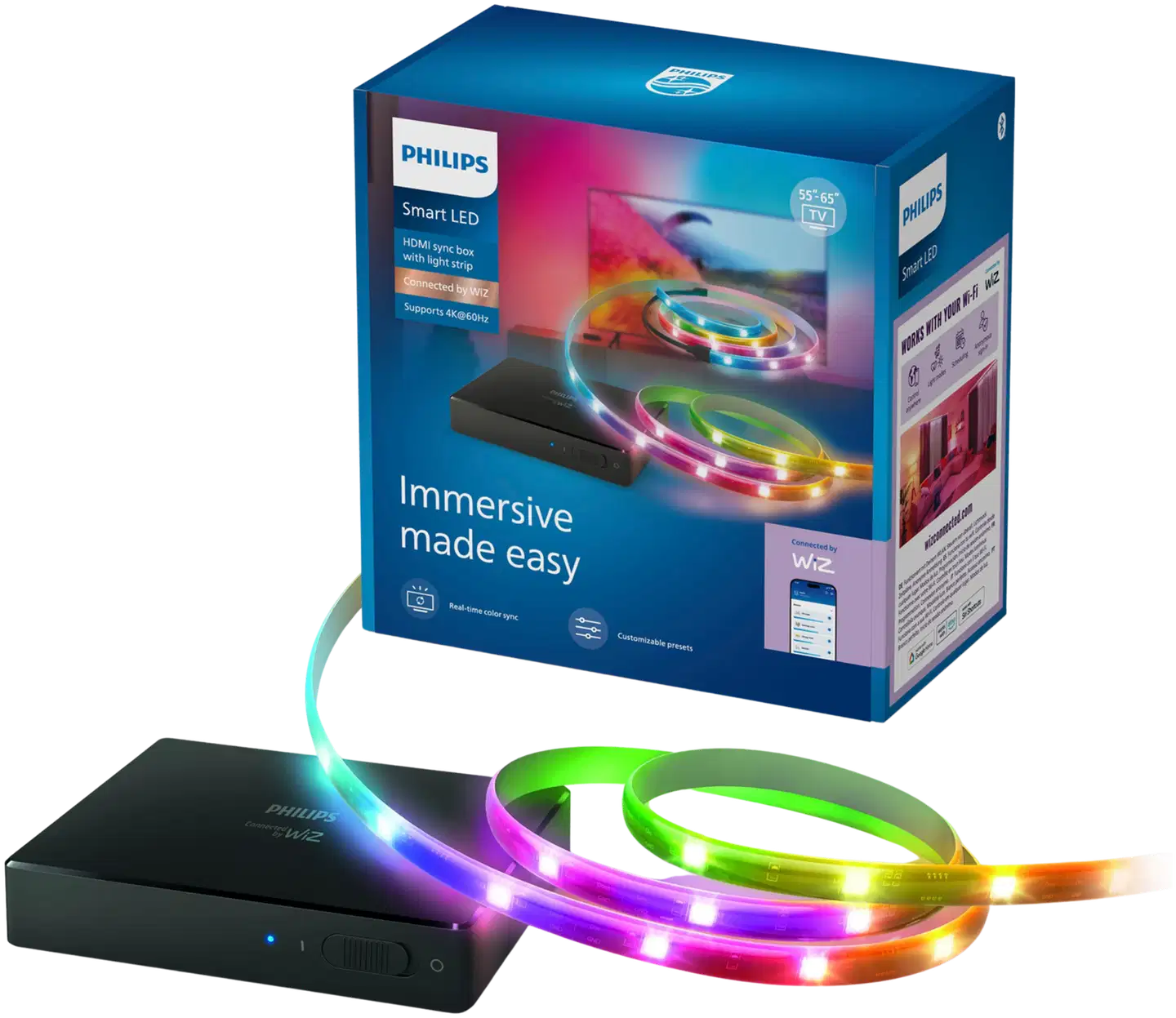 Philips Smart Lighting HDMI Sync Box Kit televisioille 55"-65" - 1