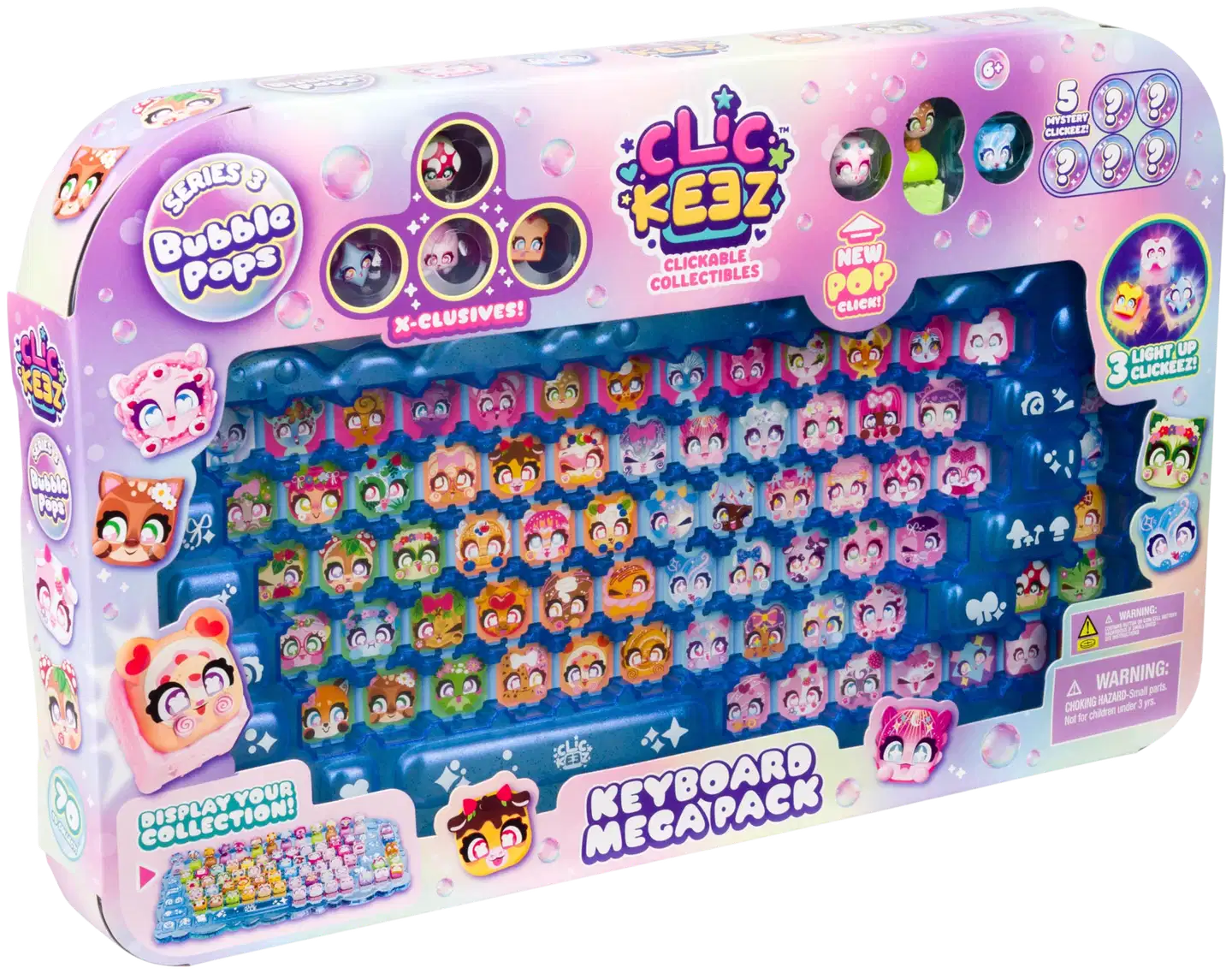 Clickeez Keyboard Mega Pack fidgetleikkisetti - 12