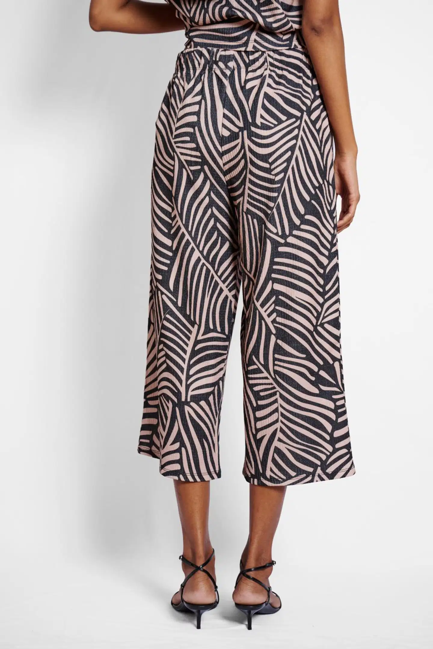 Zabaione naisten housut De44spina - P palm black nature - 4