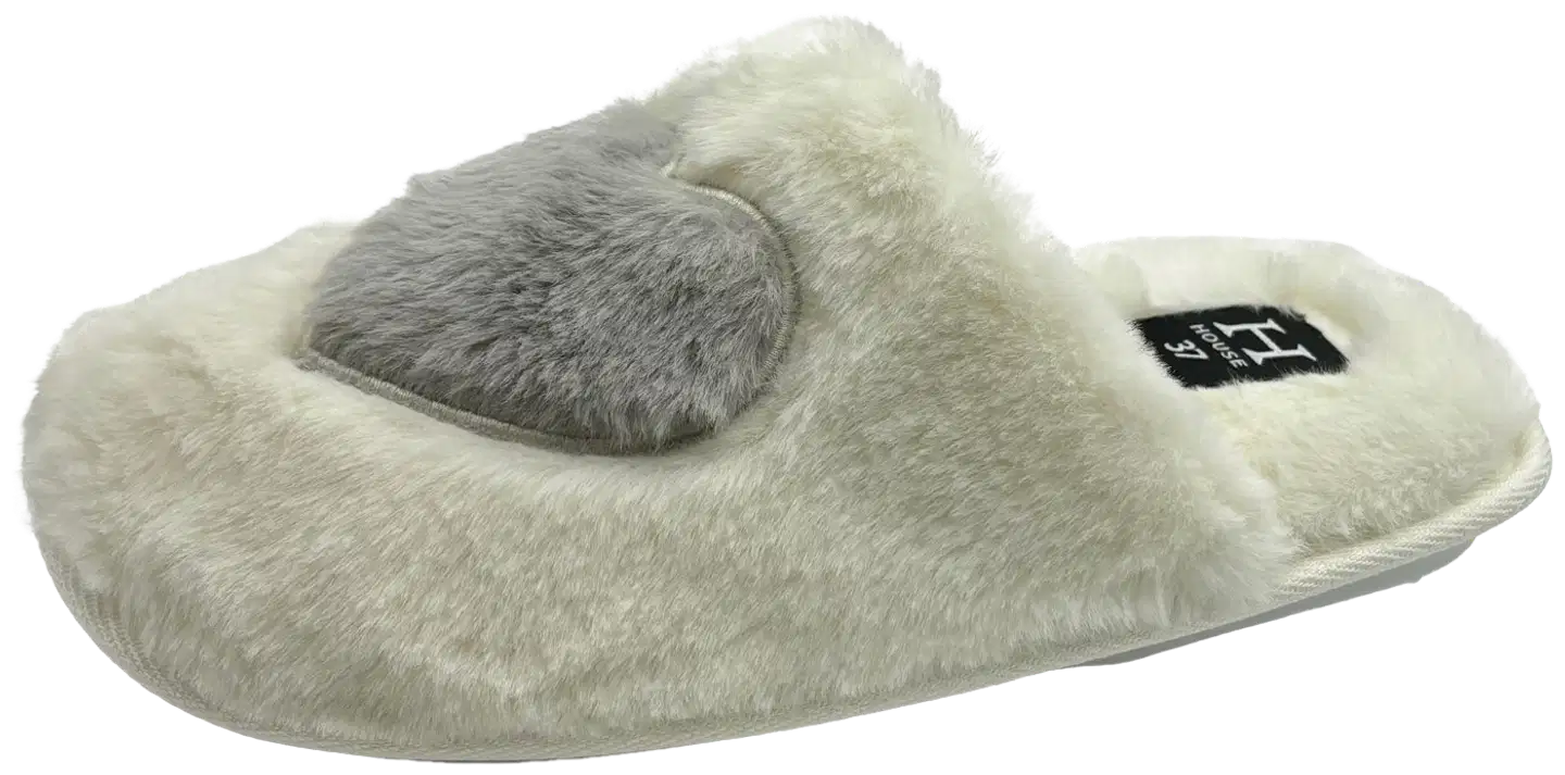 House naisten tohvelit Heather - White - 3