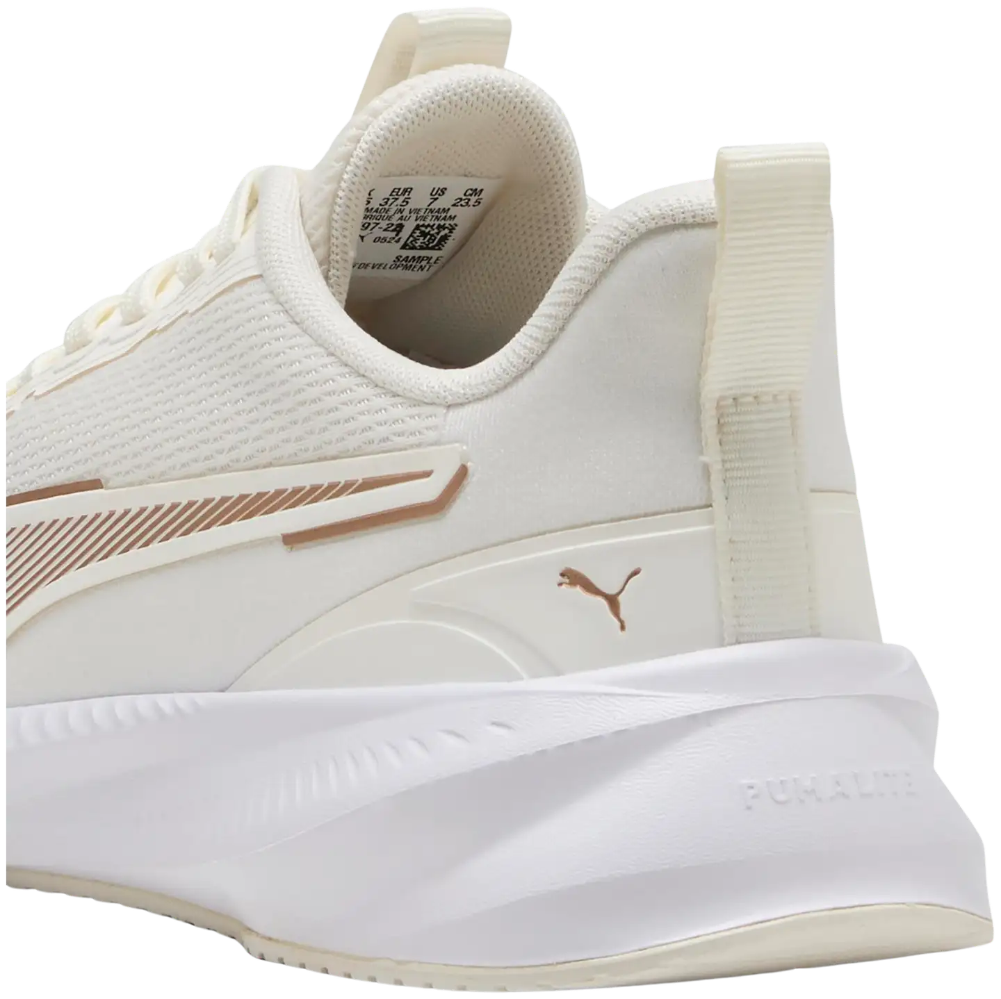 Puma naisten juoksukengät Flyer Lite 3 - Warm White-Puma Gold - 5