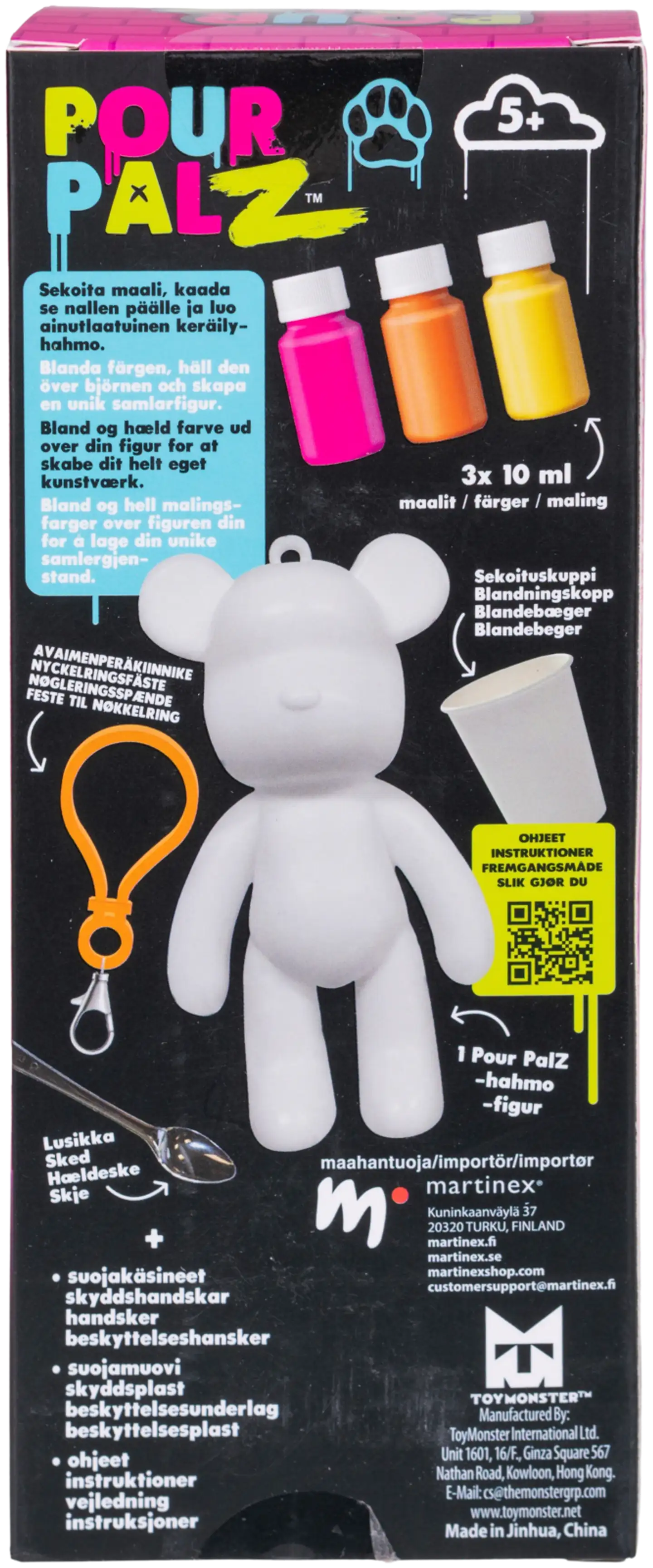 Pour Palz askartelusetti maalaa karhu koukulla lajitelma - 6