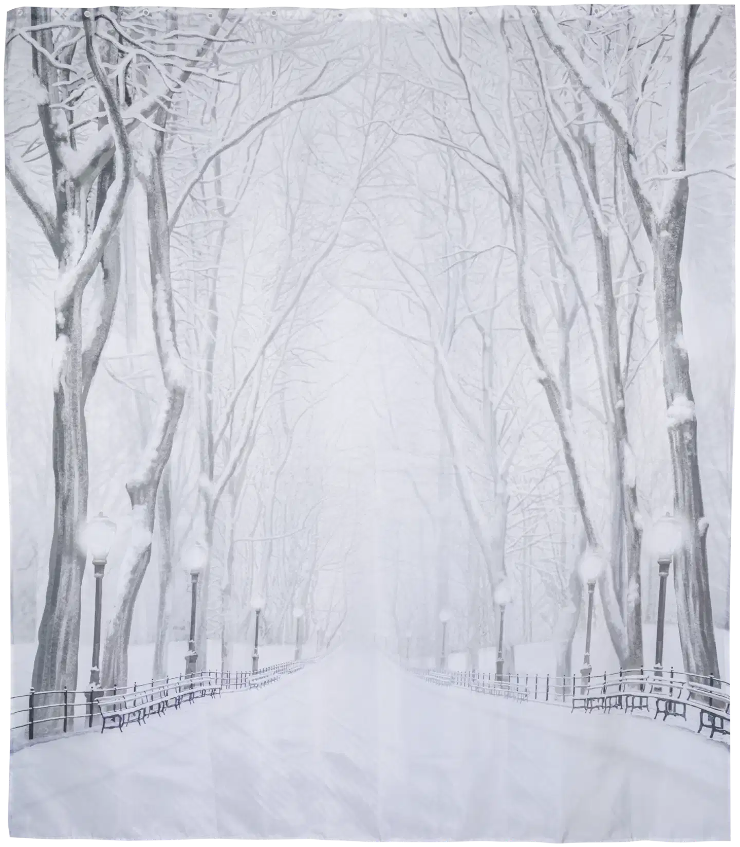 House suihkuverho Snowy trees 180x200 cm - 2