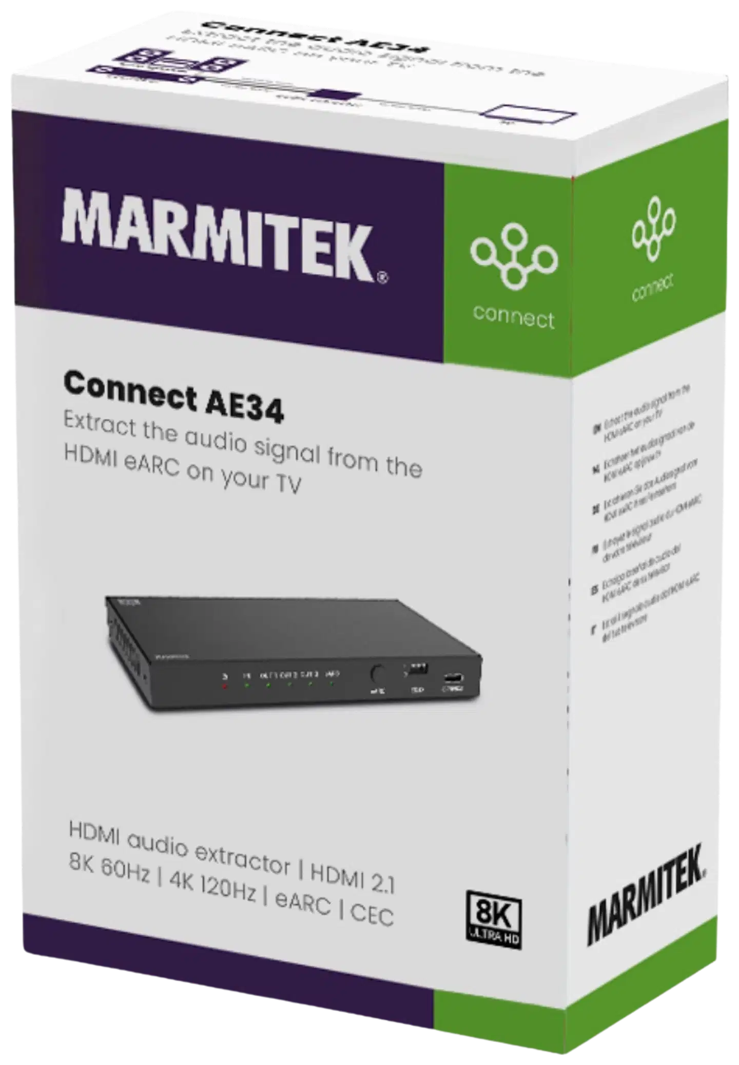 Marmitek HDMI-audioerotin eARC AE34 Marmitek Connect - 7
