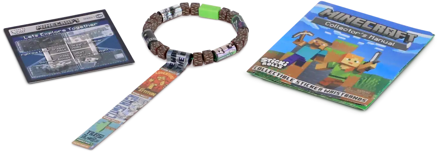 Sticki Rolls Minecraft Tarrarannekoru Yllätyspakkaus 50 tarraa - 9