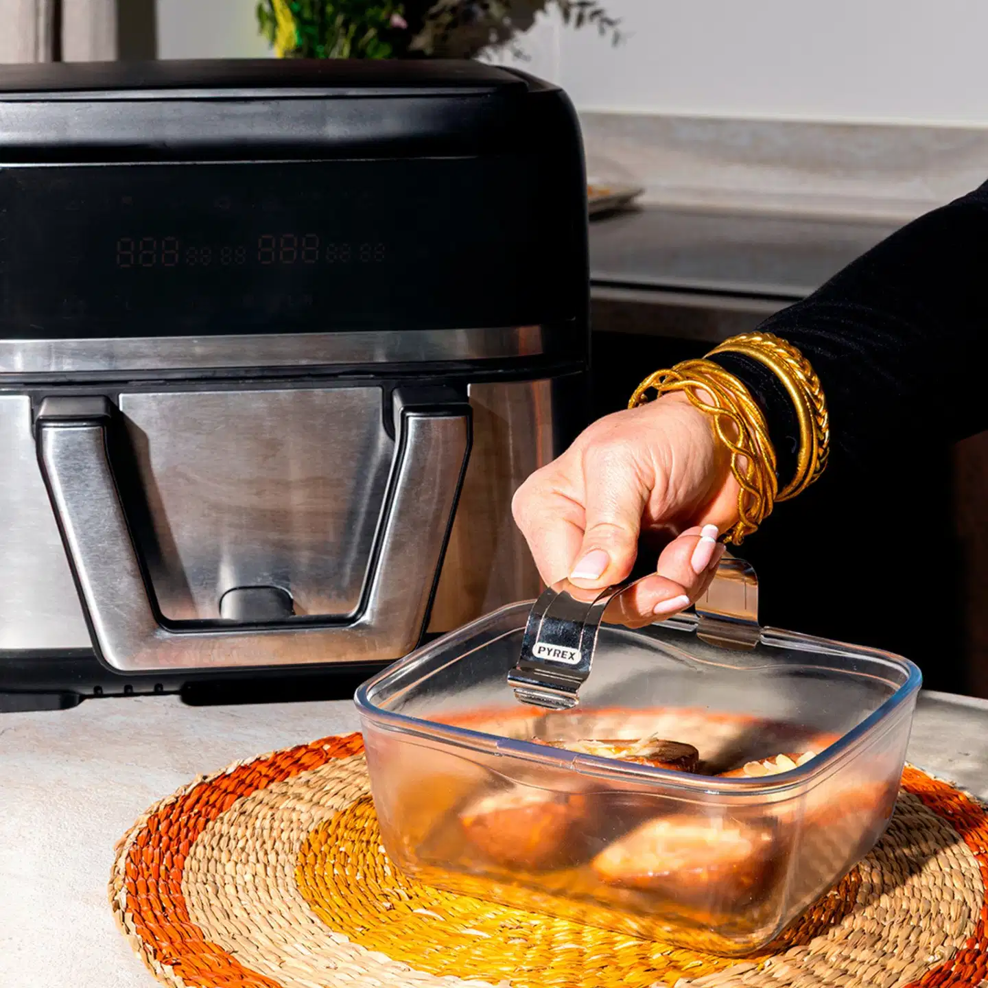 Pyrex vuoka Air Fryer kahvalla - 2