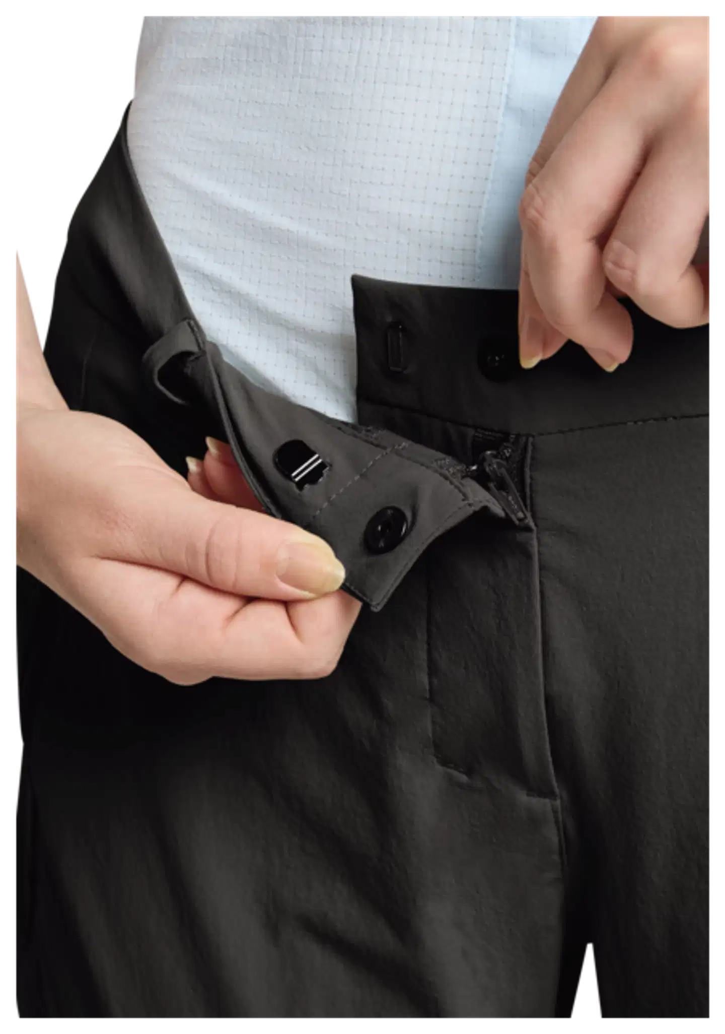 Jack Wolfskin naisten housut Hikeout - BLACK - 9