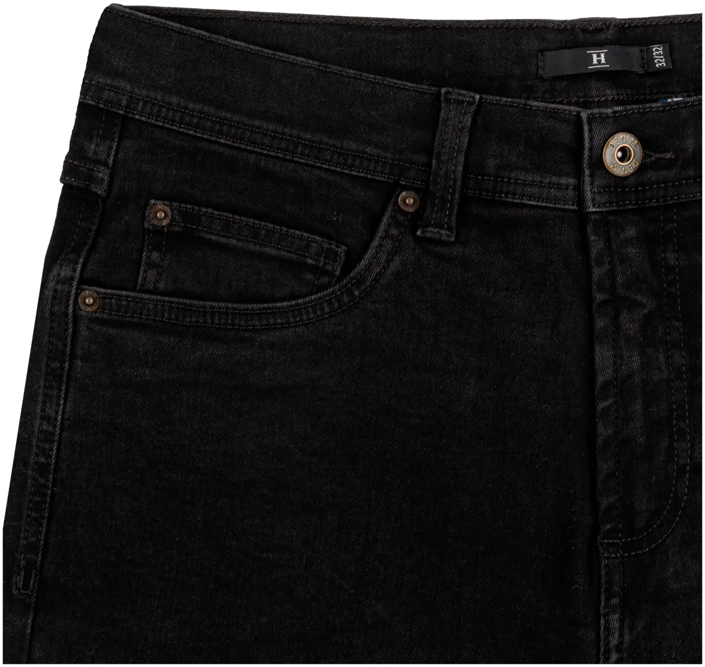 House miesten suorat farkut 202HNOSD1 - black denim - 3