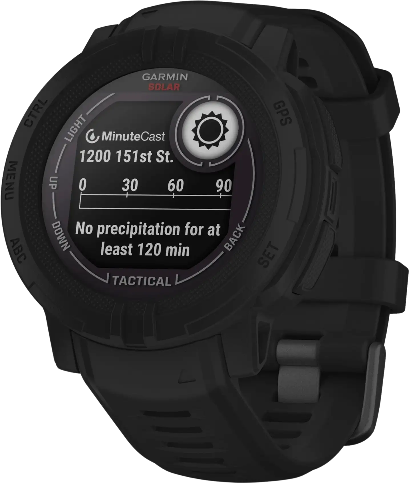 Garmin Instinct 2 solar taktinen versio multisport GPS kello, musta - 3