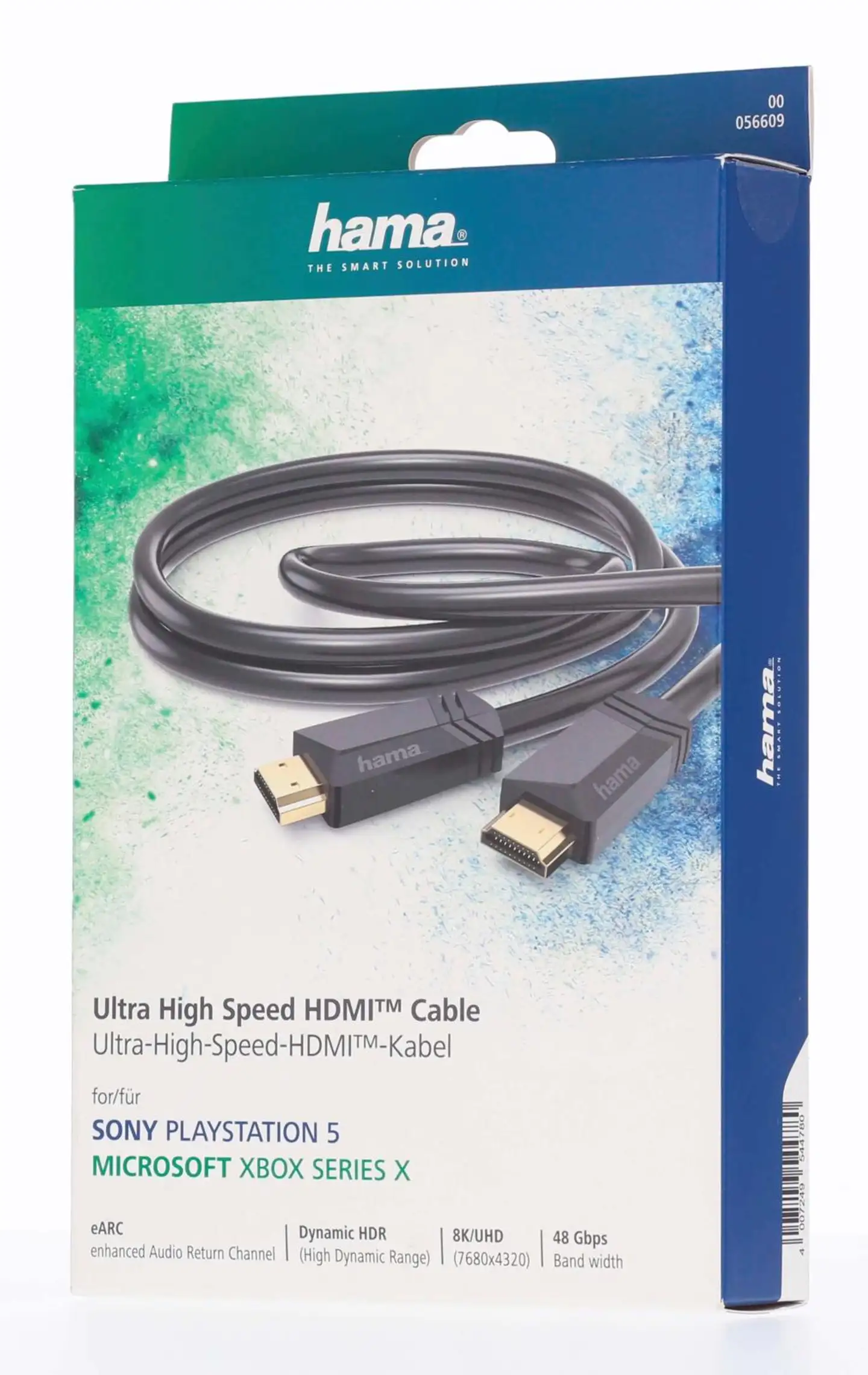 Hama 8K HDMI™-kaapeli, Ultra High Speed, PS5/XBOX X, 2,0m - 3