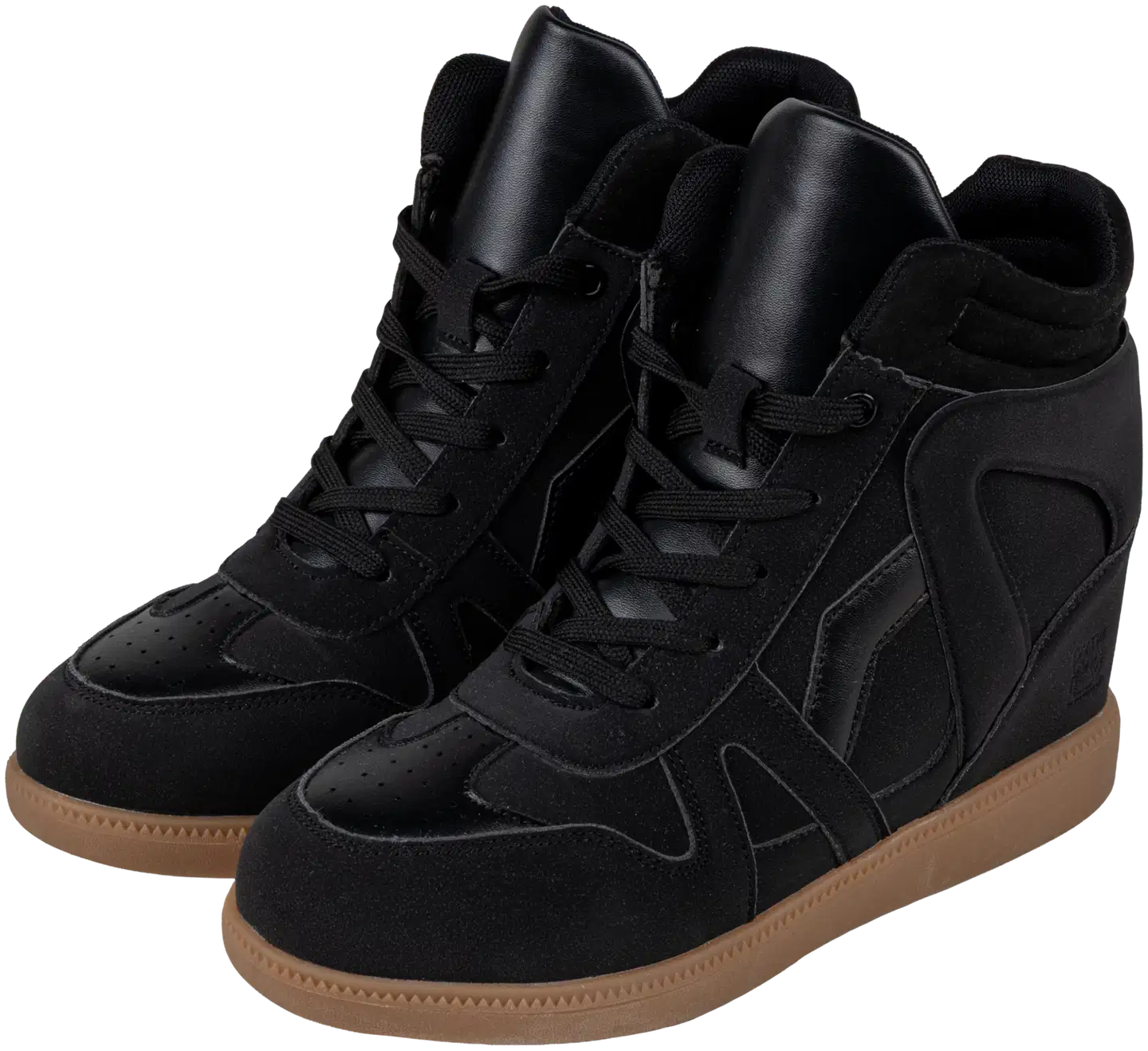 WKLY. naisten kiilapohjatennarit Harriet - BLACK - 1