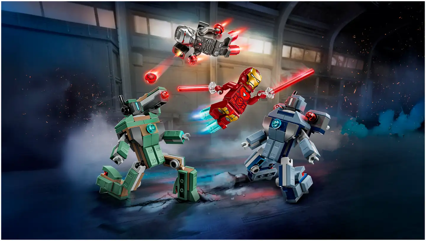LEGO Super Heroes 76320 Iron Man ja Sotakone vastaan Hammer-dronet - 6