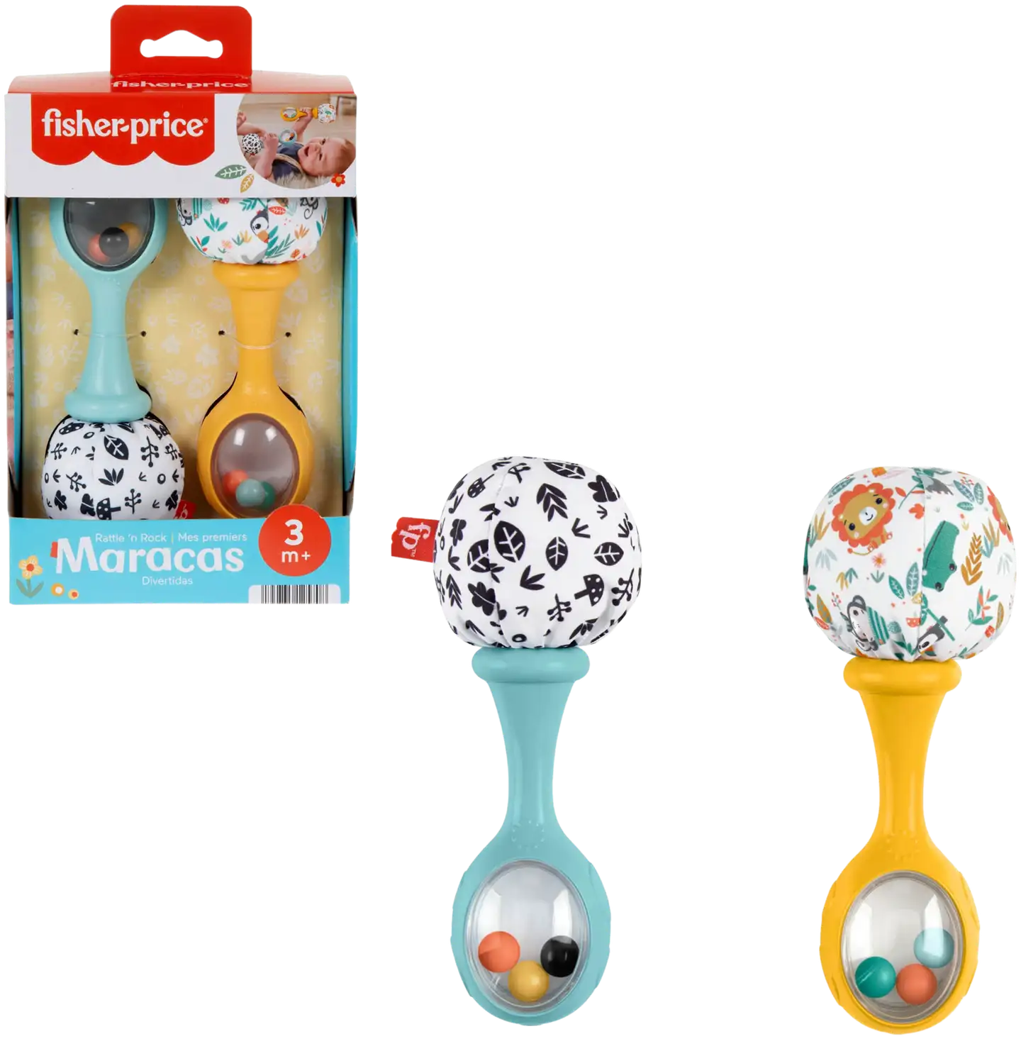 Fisher-Price Shake & Rattle Maracas Hmf34 - 1