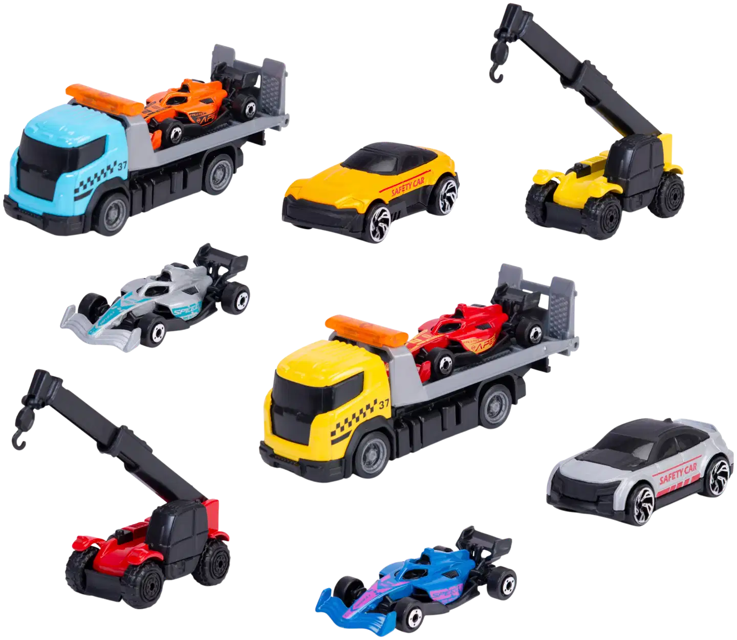 Dickie Toys Go Action-sarjan Formula kilpailut -leikkisetti, 2 erilaista, myydään yksittäin - 5