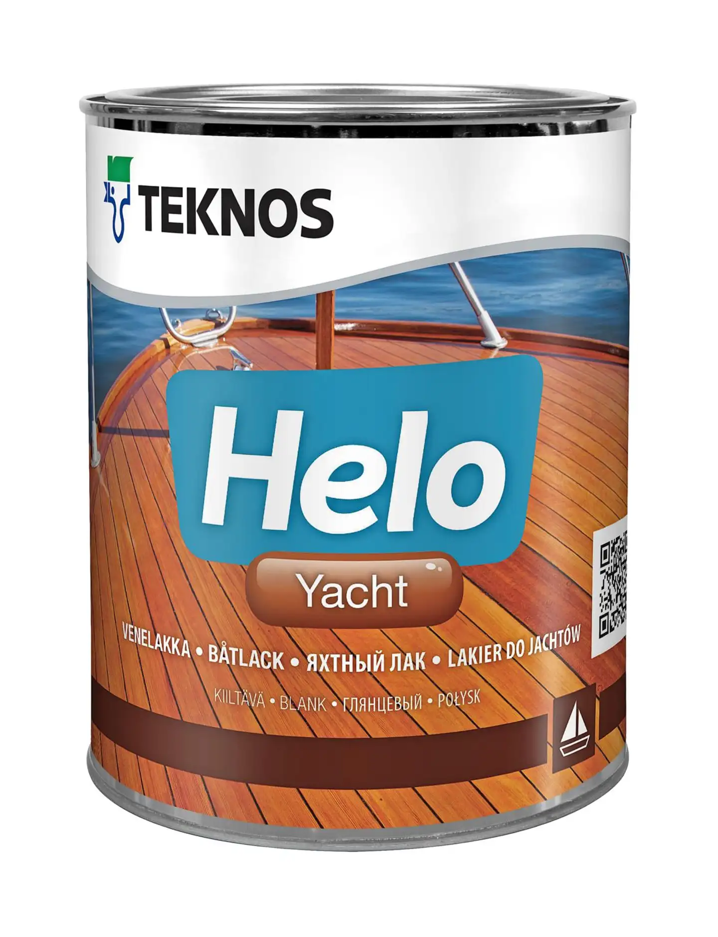 Teknos venelakka Yacht 1 l väritön täyskiiltävä