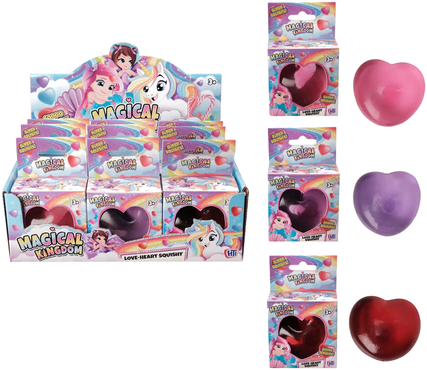 Love-Heart squishy fidget - 1
