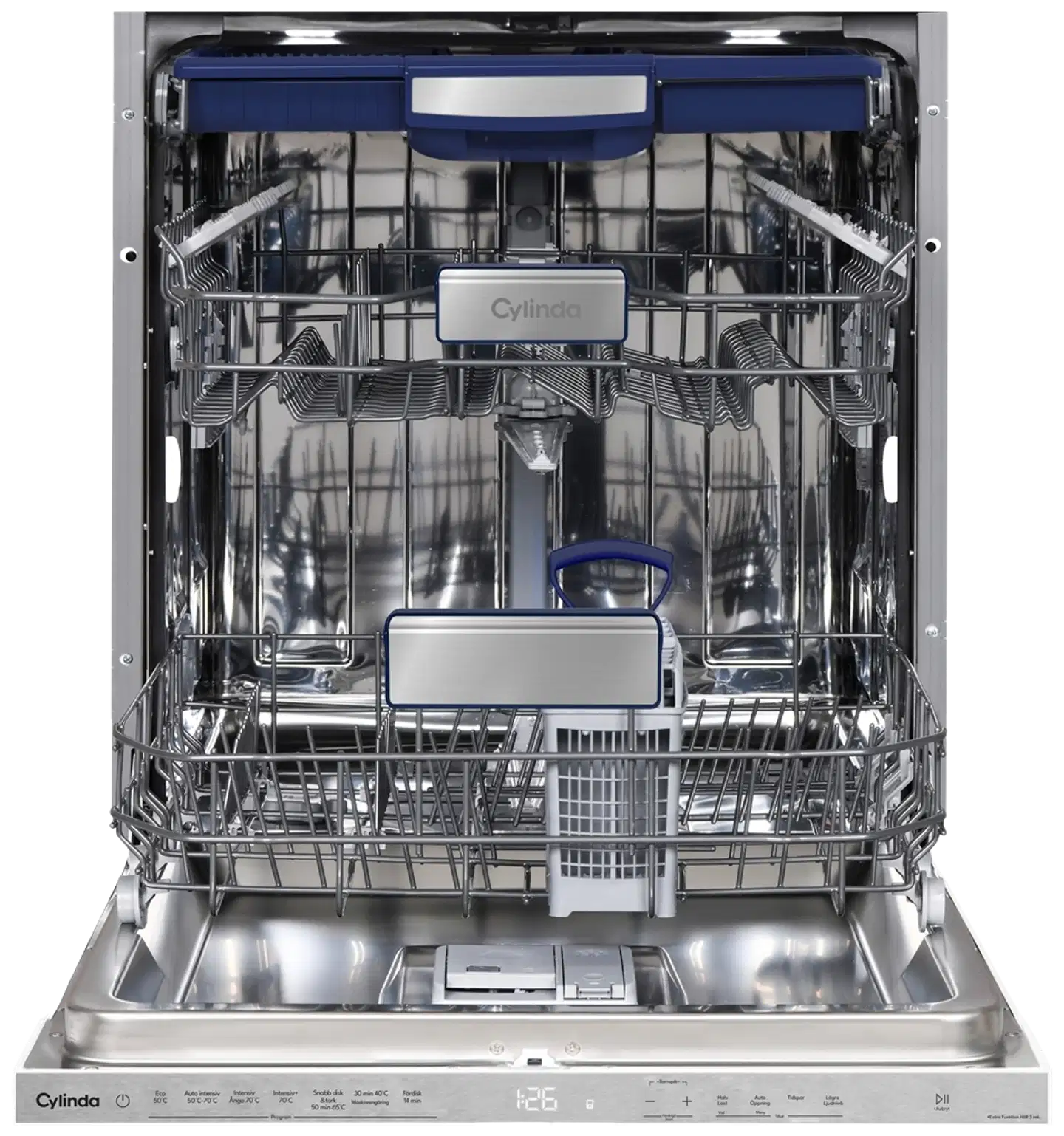 Cylinda astianpesukone DM911342FIC, 60 cm, täysin integroitava - 2