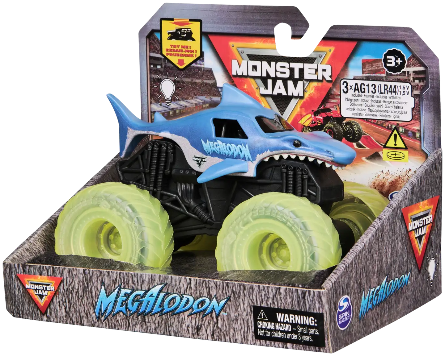 Monster Jam 1:43 Valaistuvat renkaat auto - 4