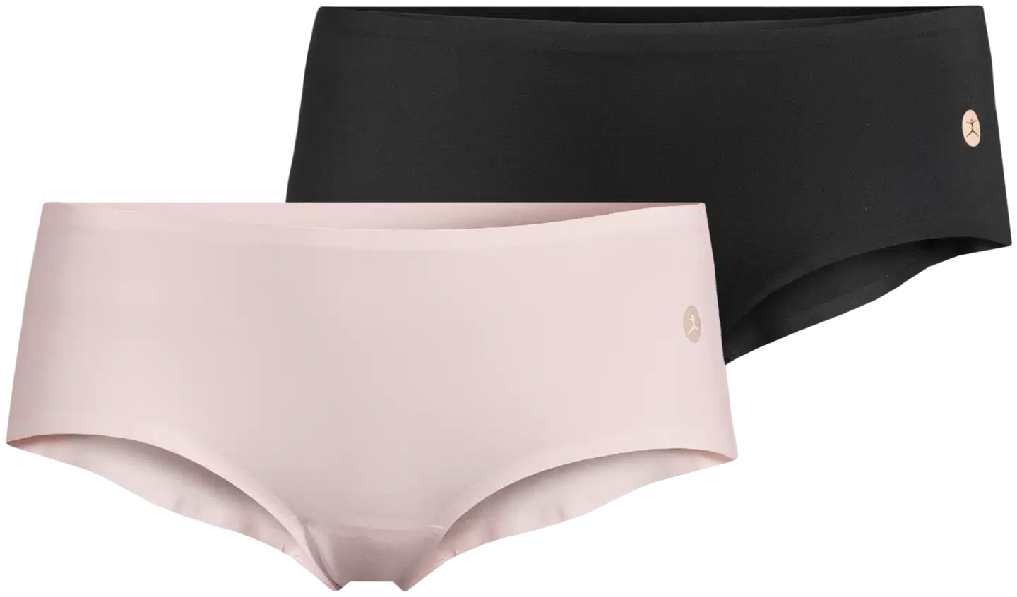 Danskin naisten hipster-alushousut 210D332659 2-pack - Black, pale lilac - 1