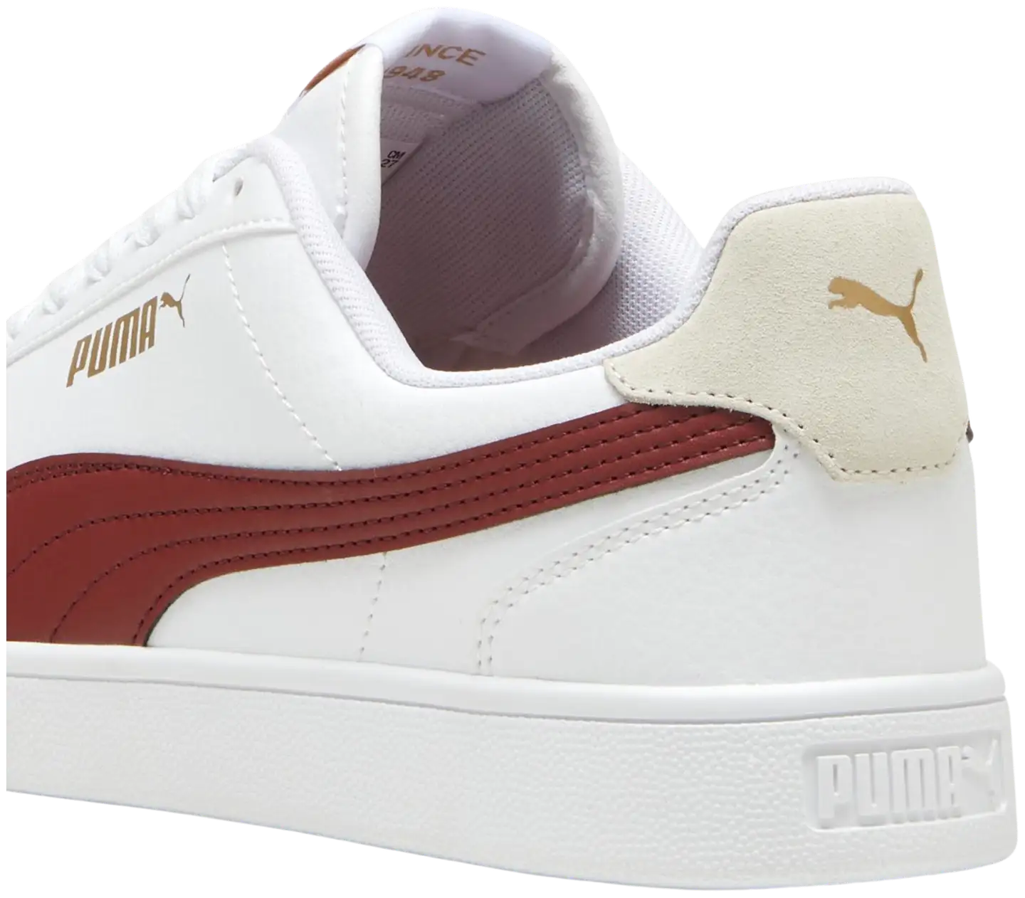 Puma naisten vapaa-ajan jalkine Suffle - PUMA White-Intense Red-Gold - 2