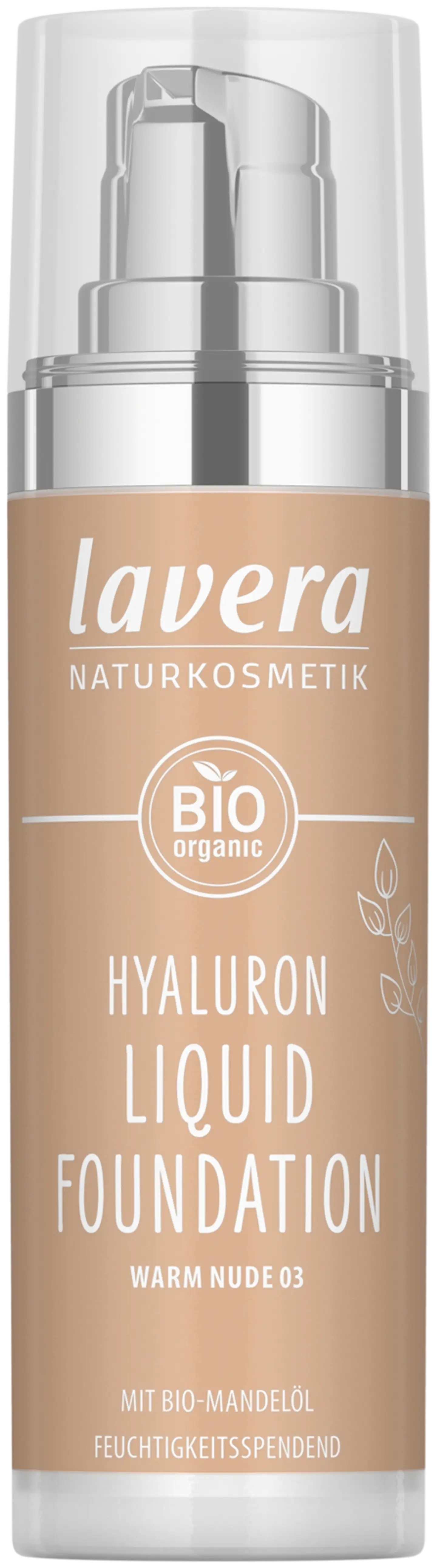 lavera Hyaluron Liquid Foundation -Warm Nude 03- 30 ml