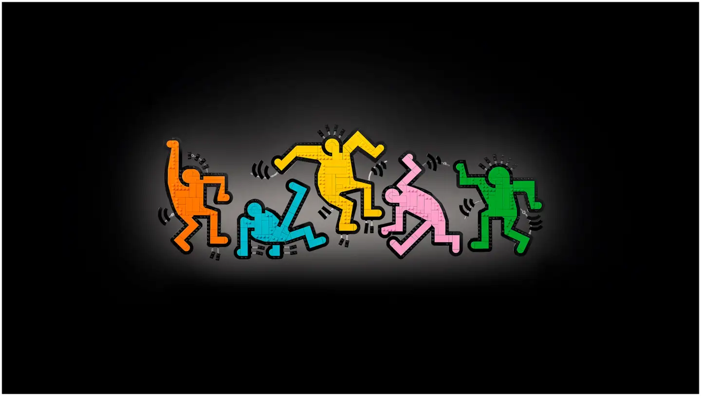 LEGO® Art 31216 Keith Haring – Tanssivat hahmot, Koriste - 5