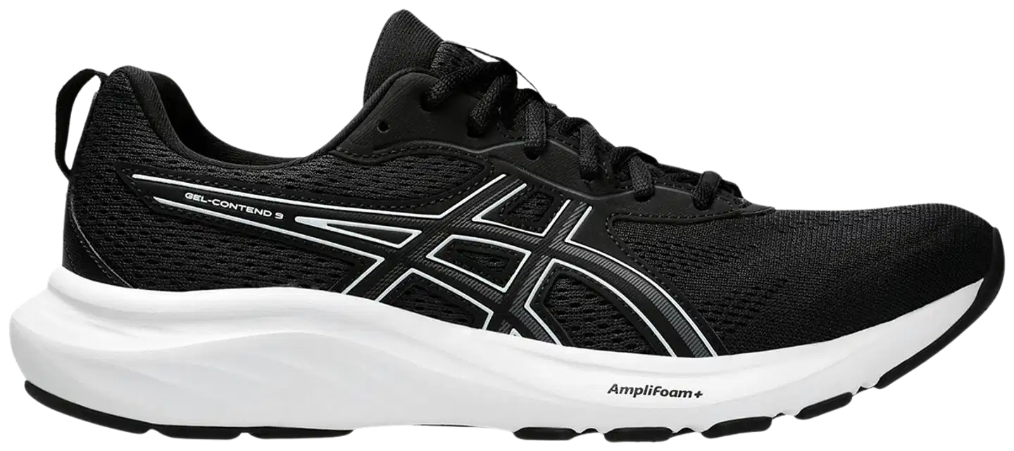Asics miesten juoksukengät Gel-Contend 9 - Black/white - 1