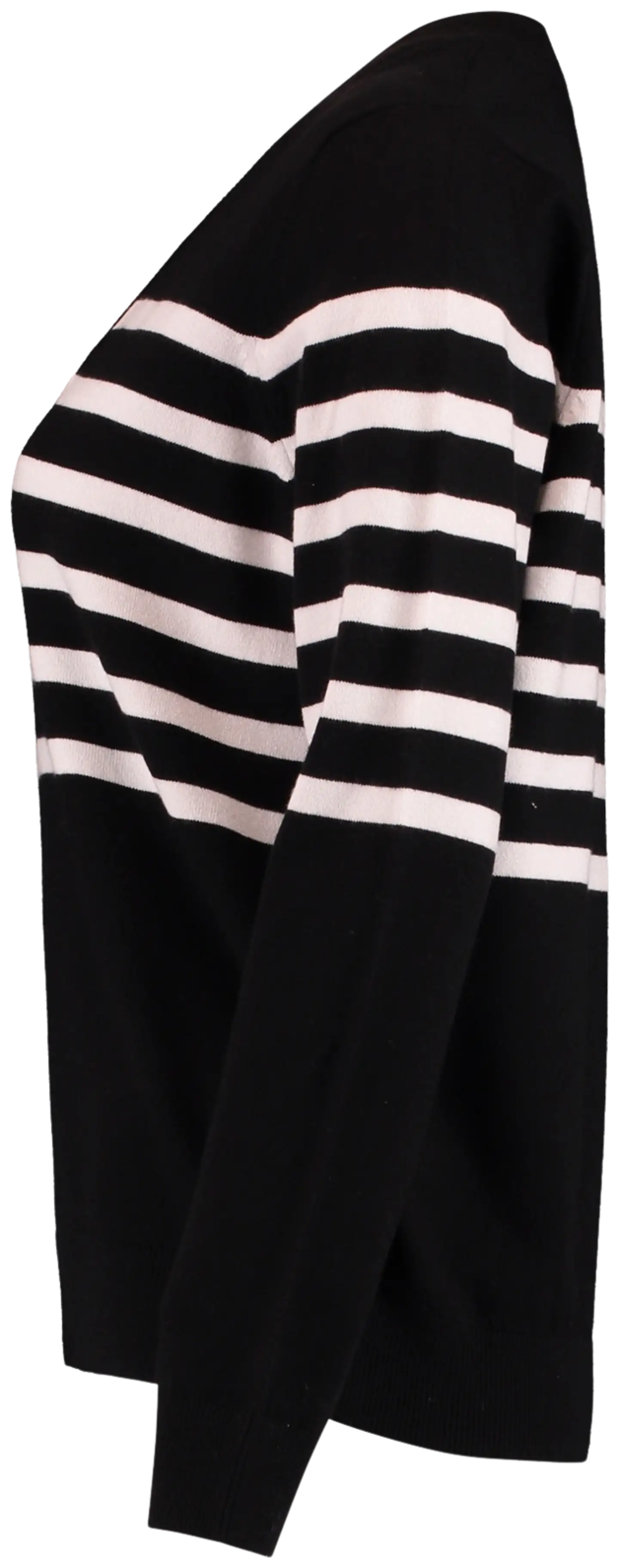 Zabaione naisten neule Palina HS-PR251-0160-1 - black offwhite stripes - 2