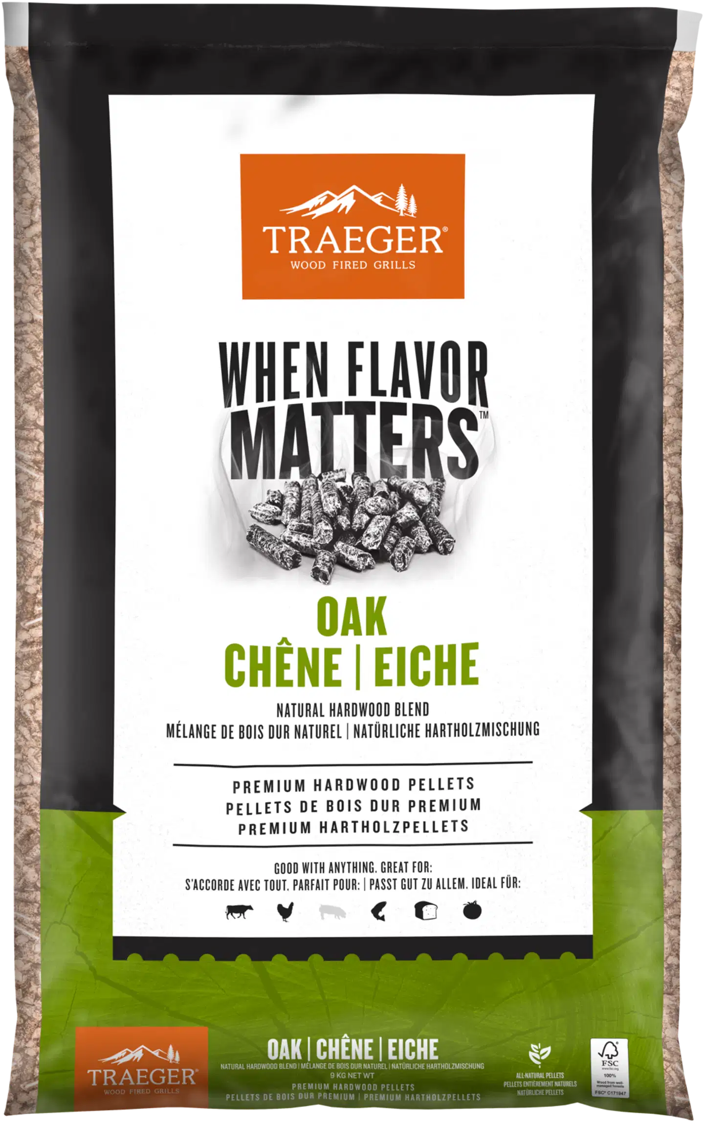 Traeger Oak pelletti - 1