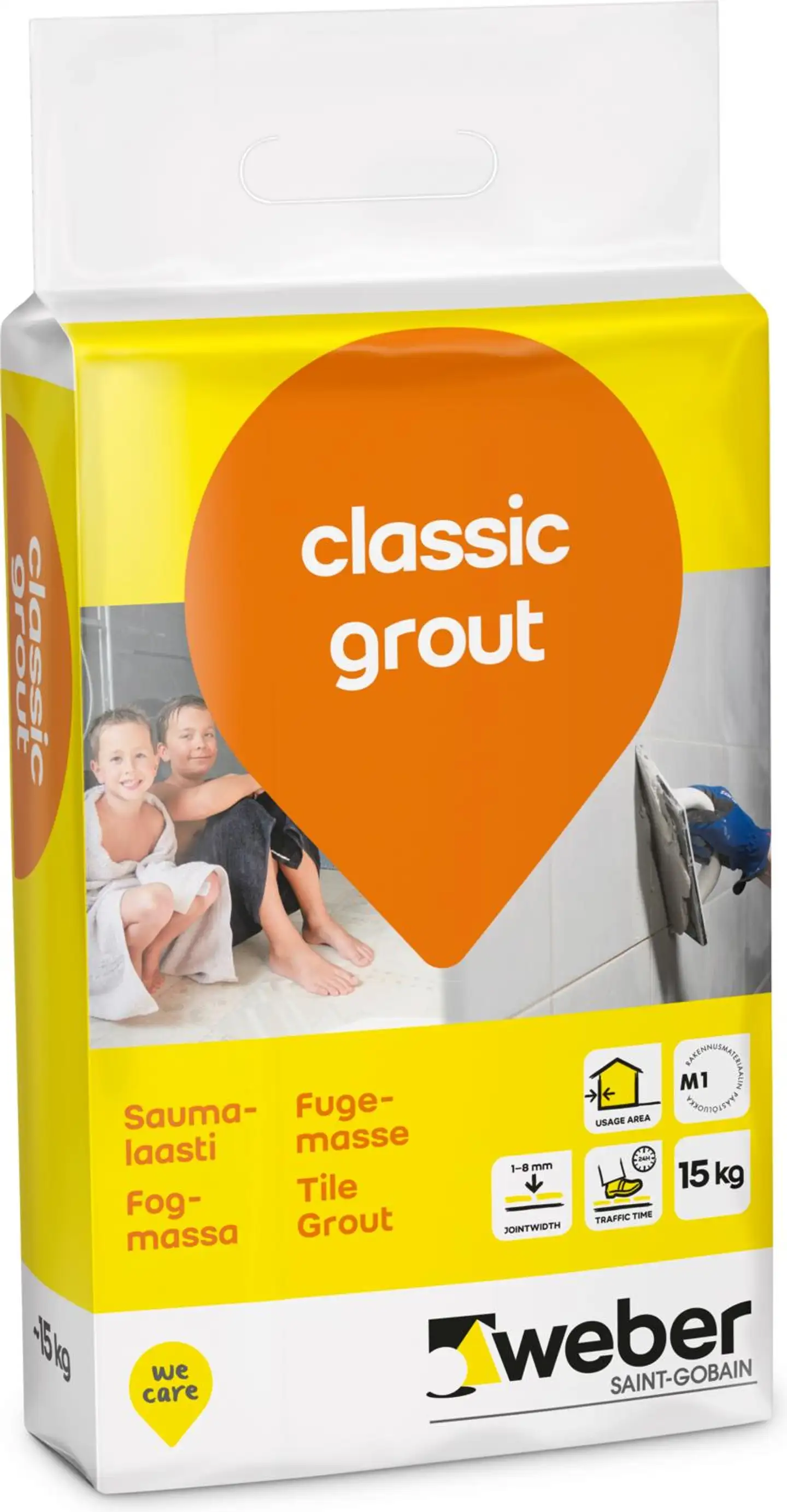 Weber Classic Grout saumalaasti 31 Cream 15 kg