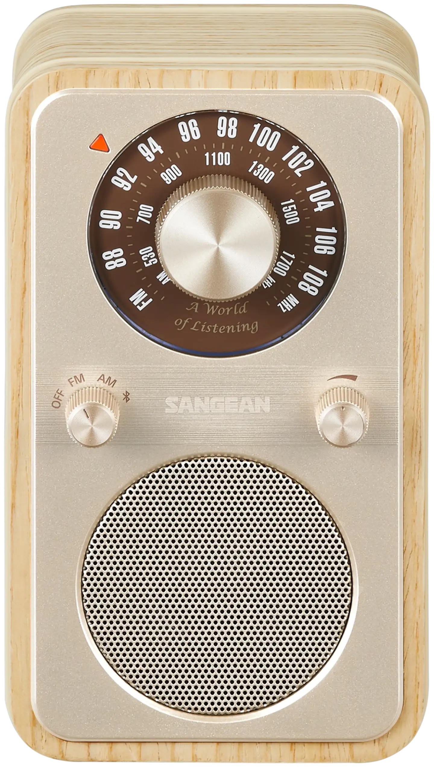 Sangean WR-9 Bluetooth pöytäradio, vaalea tammi - 2