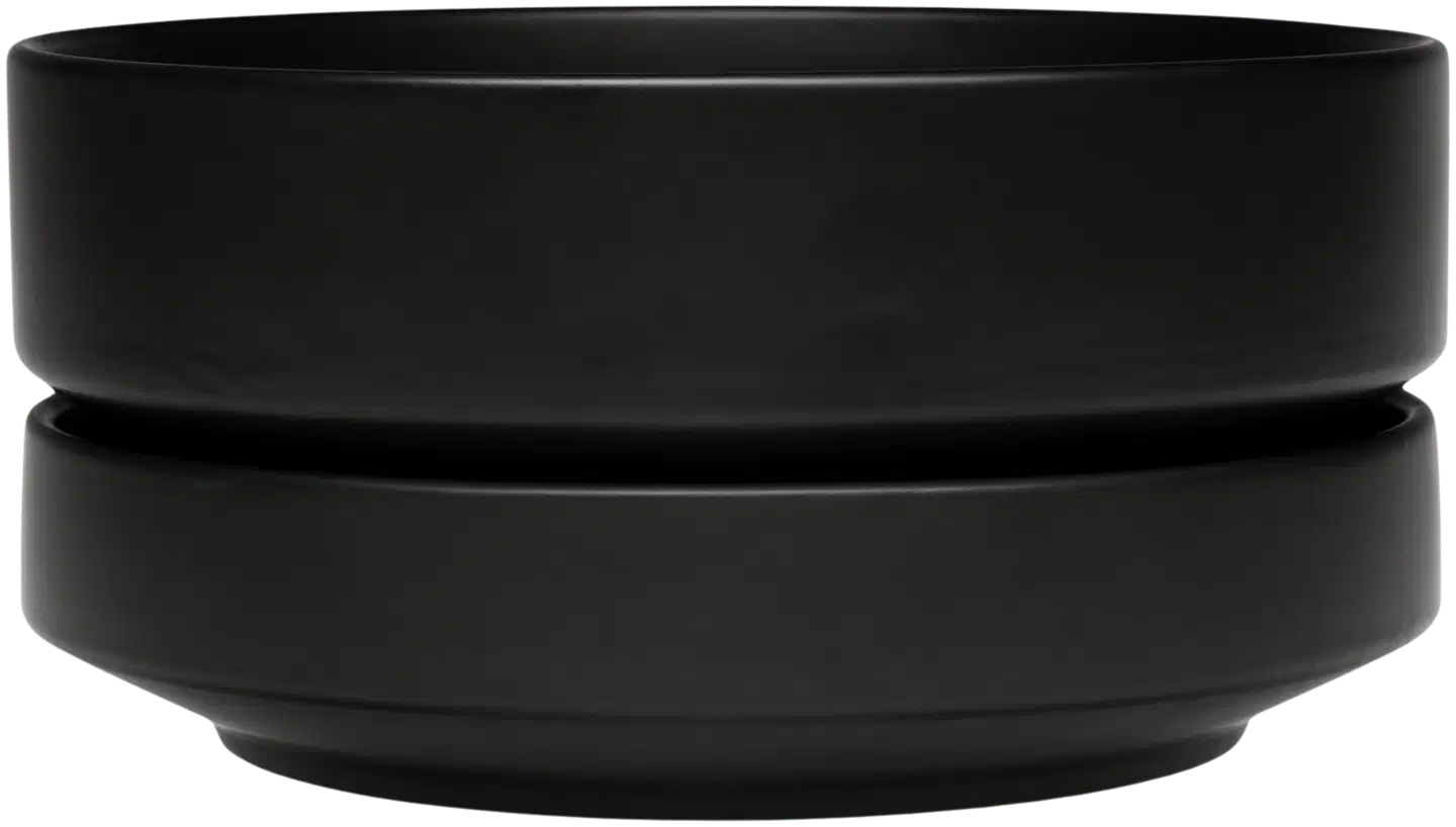 Arabia kukkaruukku SN 22 cm matala musta