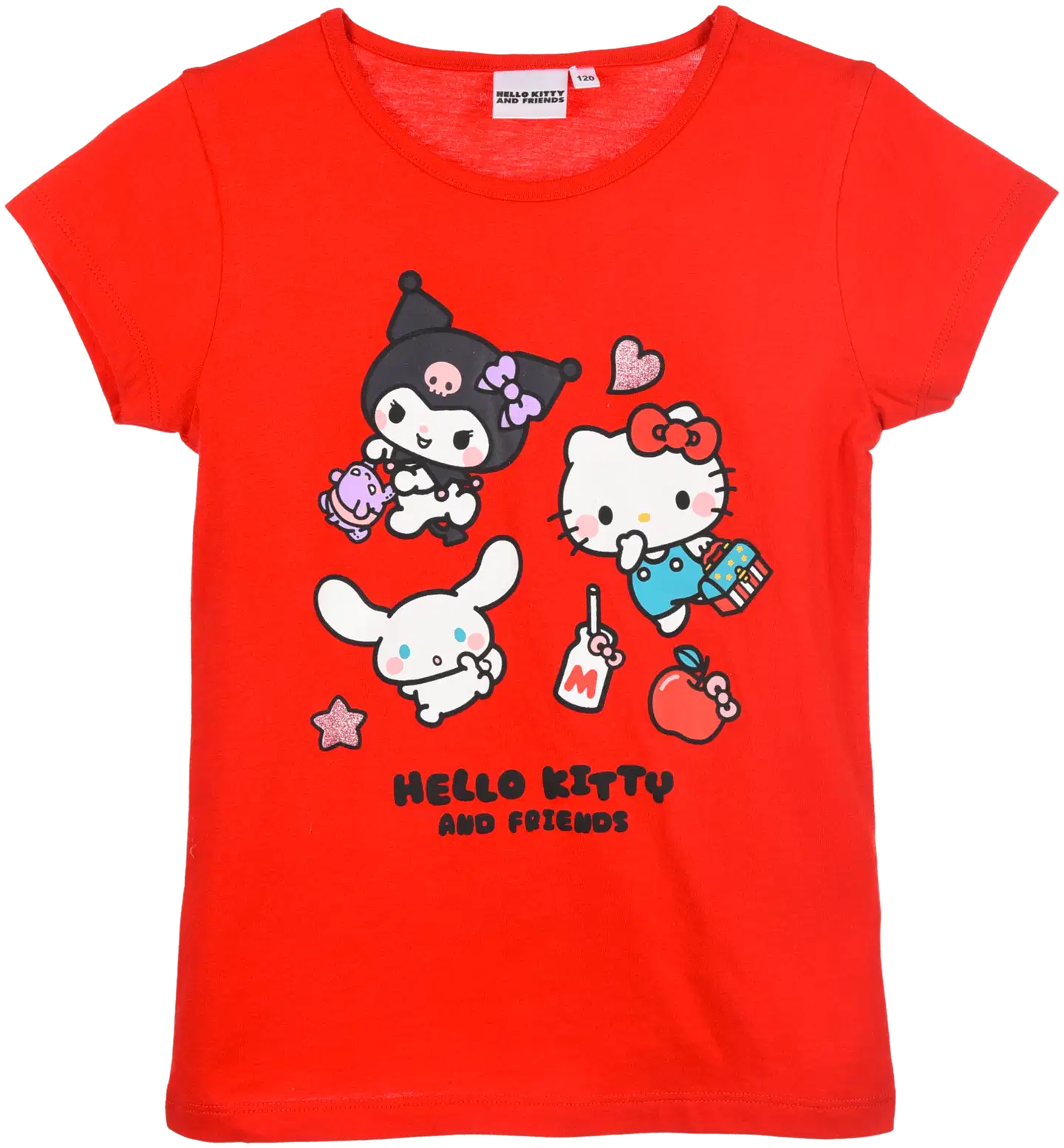 Hello Kitty Lasten t-paita EZ10032 - Punainen