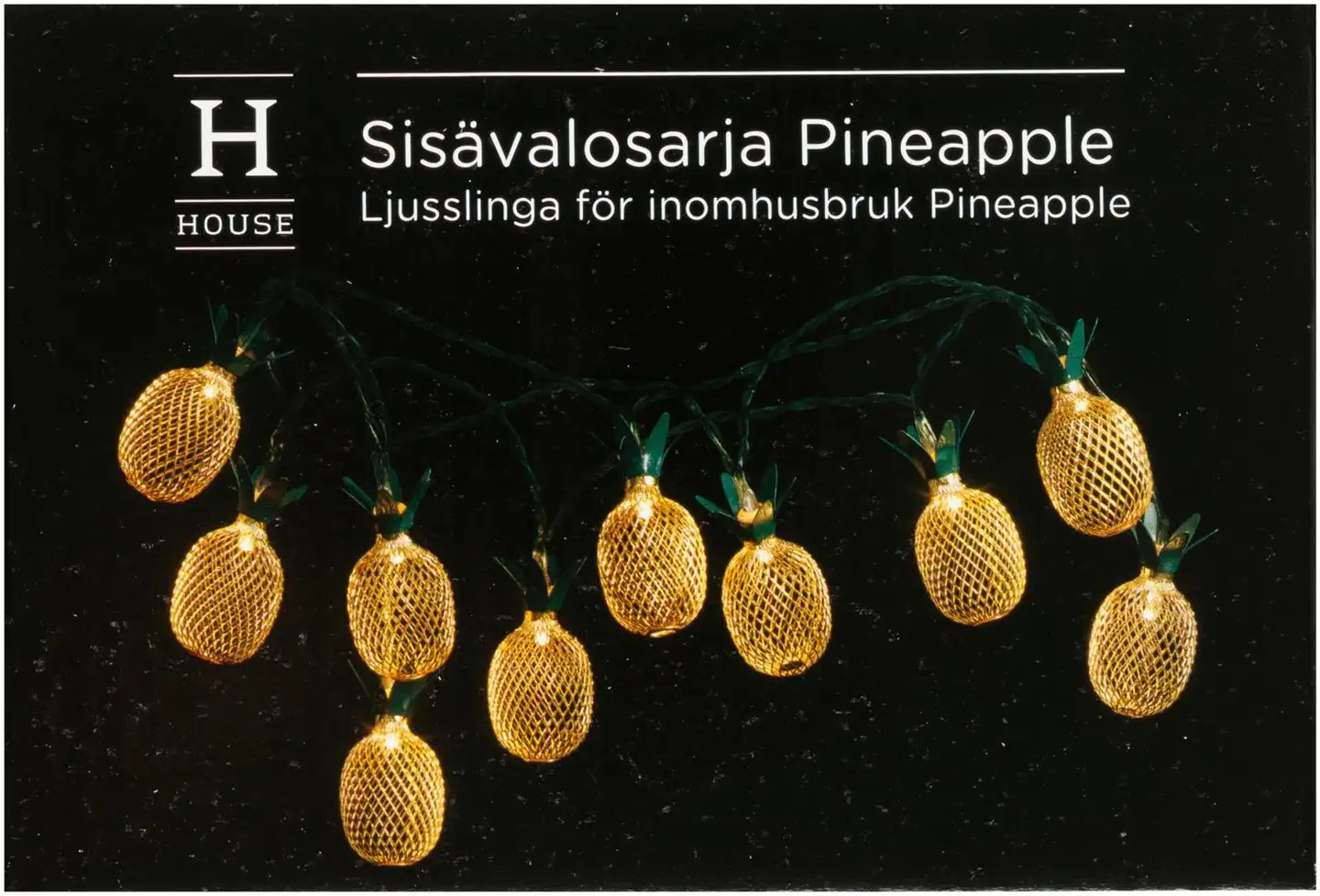 House sisävalosarja Pineapple